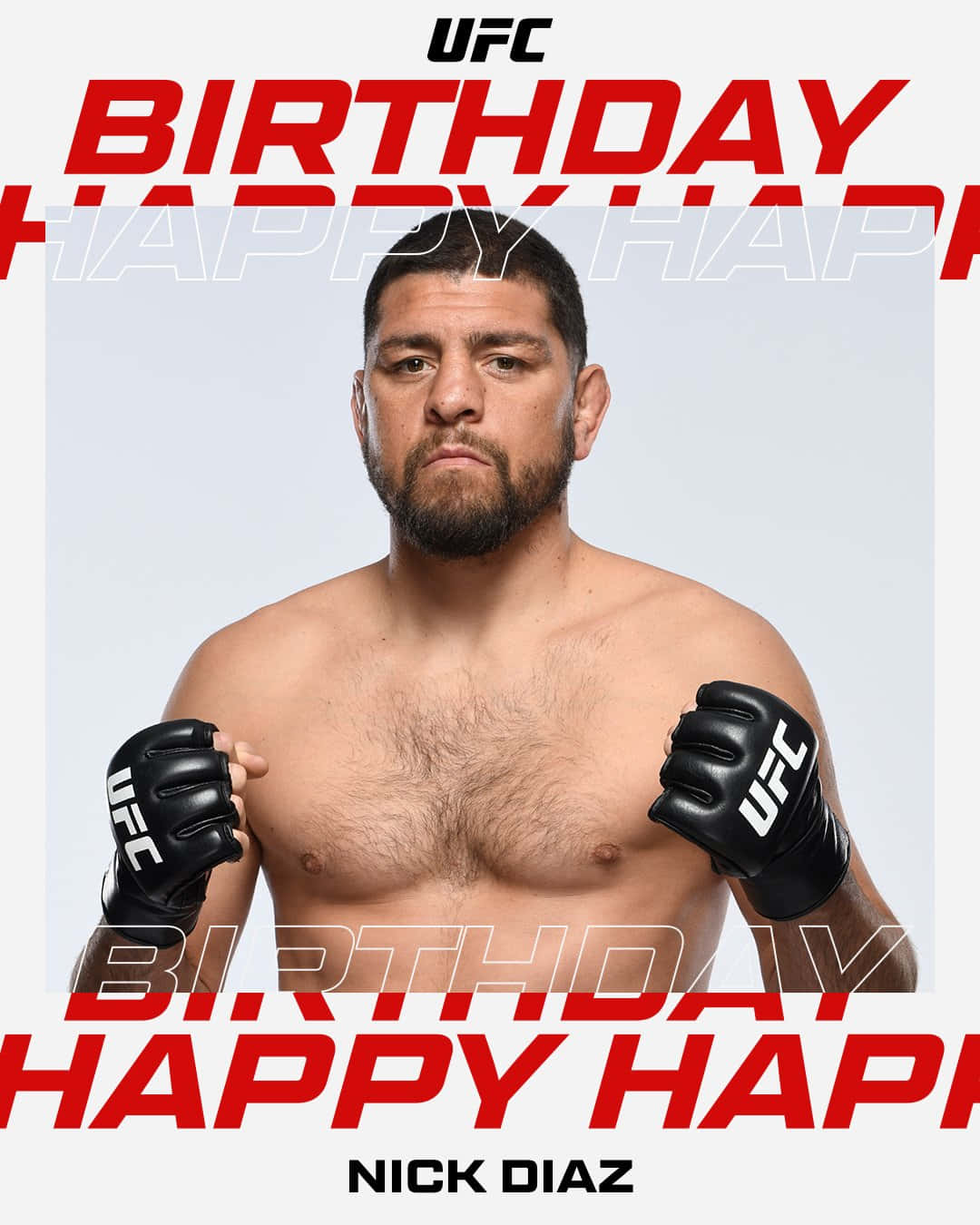 Happy Birthday Nick Diaz Background