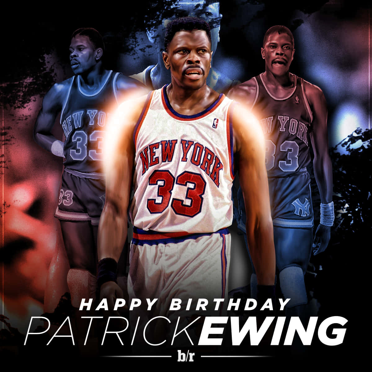 Happy Birthday Patrick Ewing Fanart Background