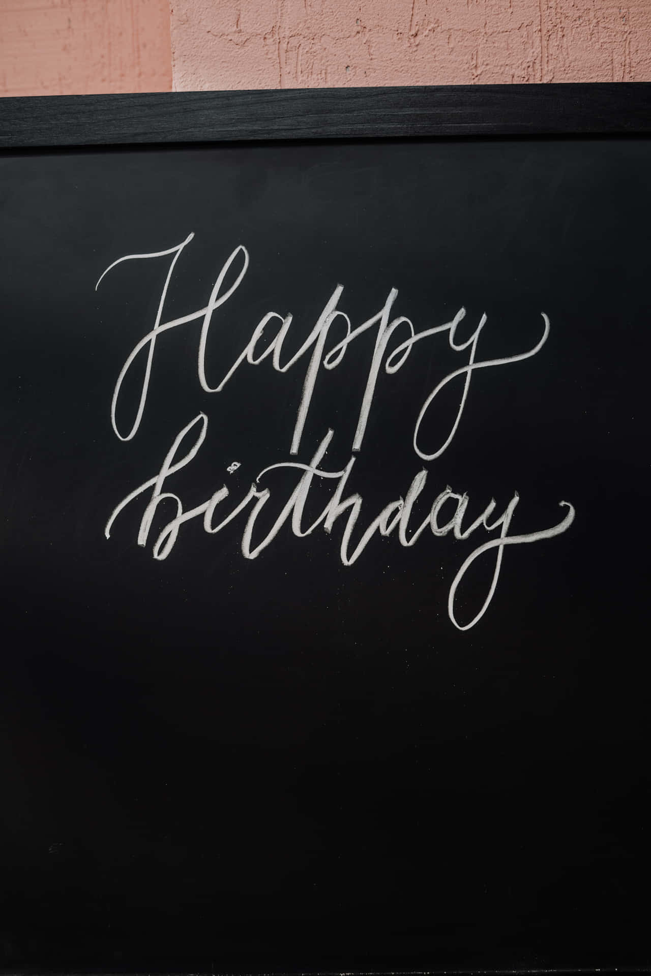 Happy Birthday Text Background Background