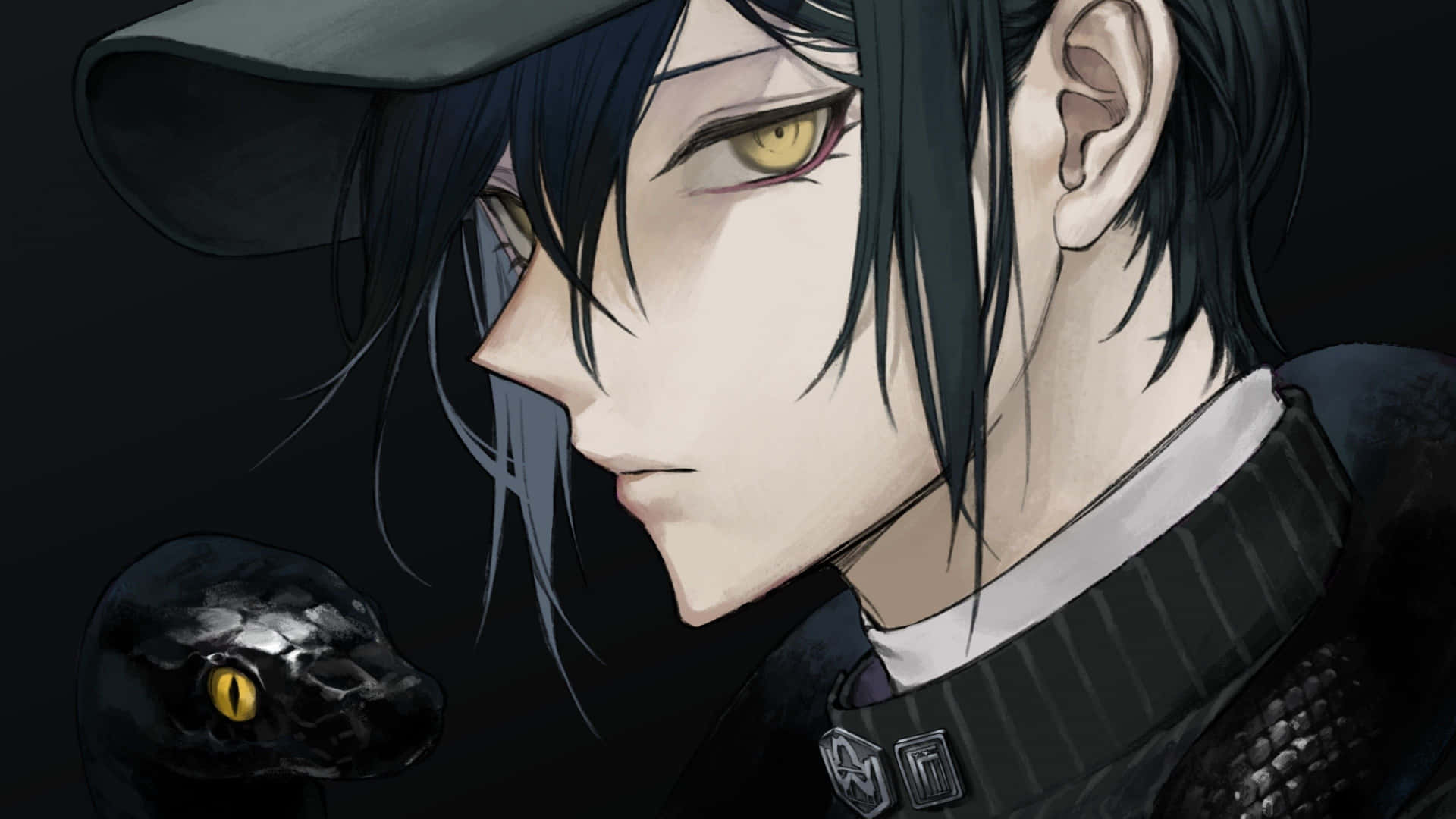 Happy Black Anime Boy With Anime Goggles