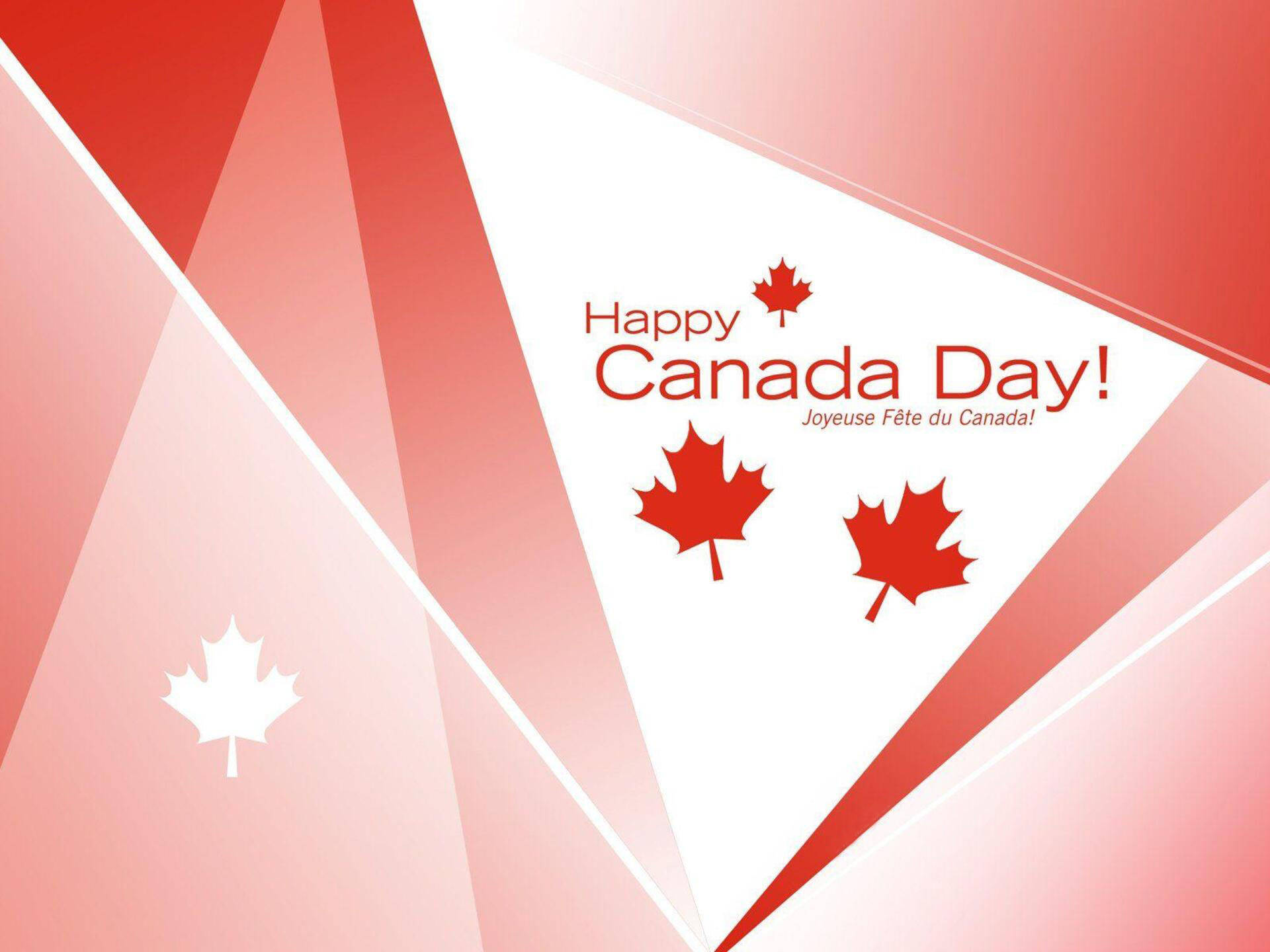 Happy Canada Day Illustration Background