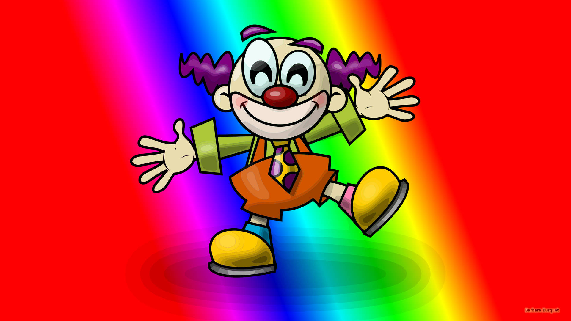 Happy Clown Background