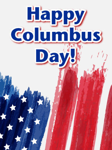 Happy Columbus Day Background