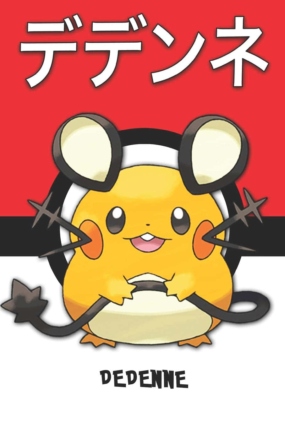 Happy Dedenne Cute Poster Background