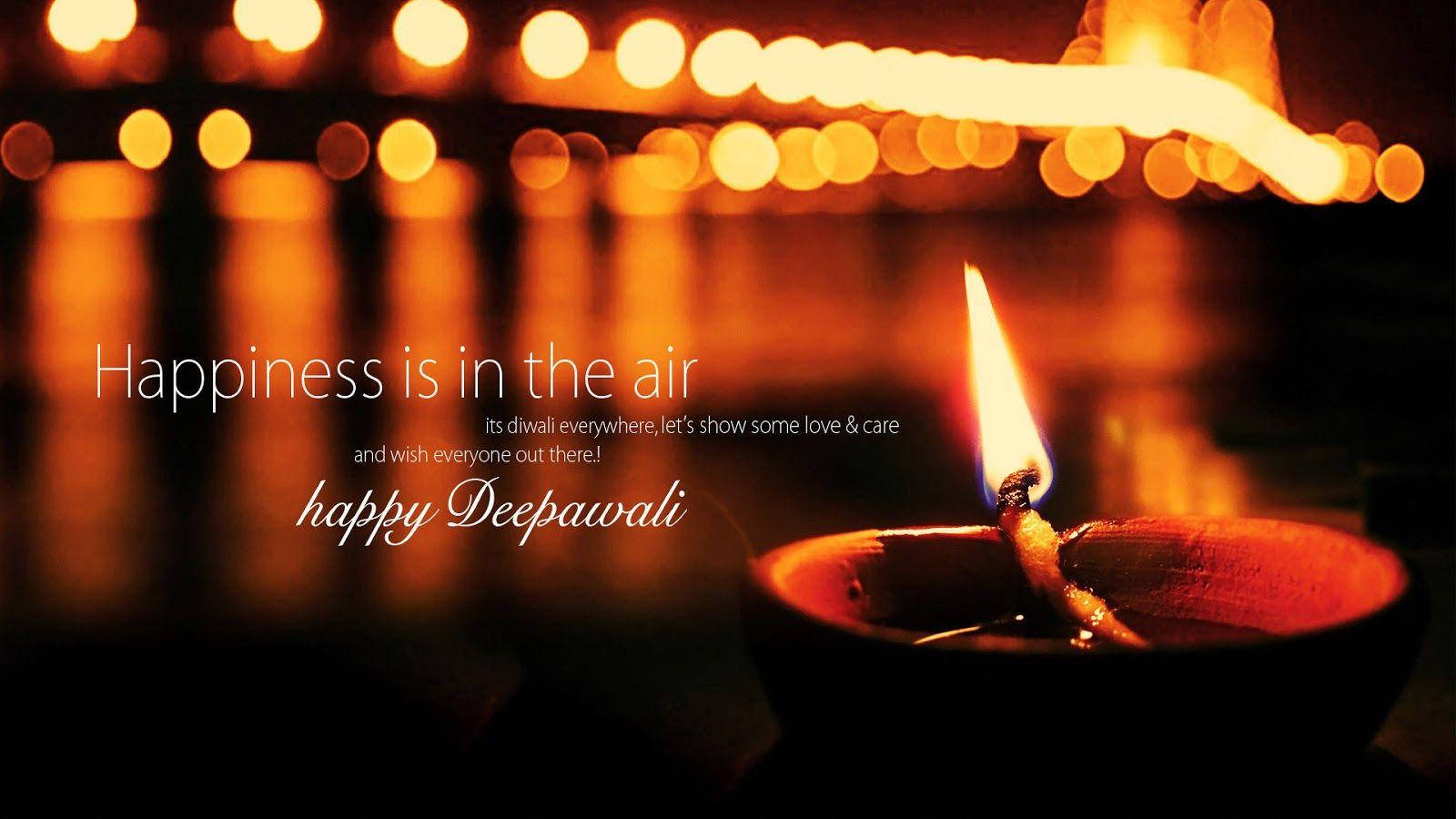 Happy Diwali Festival Of Lights Background