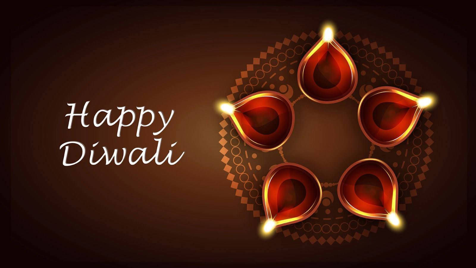 Happy Diwali Lantern Background