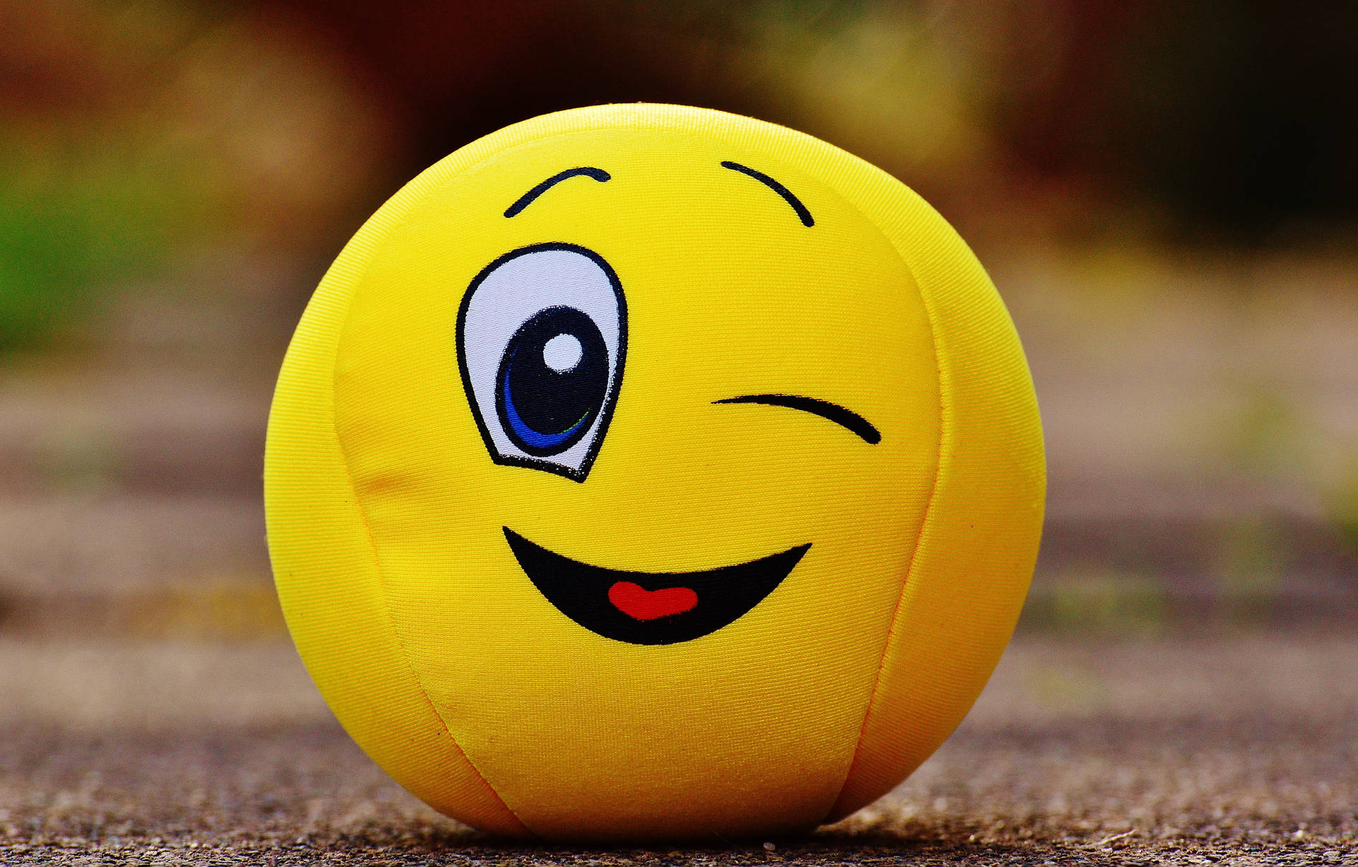 Happy Emoji Close Up Background