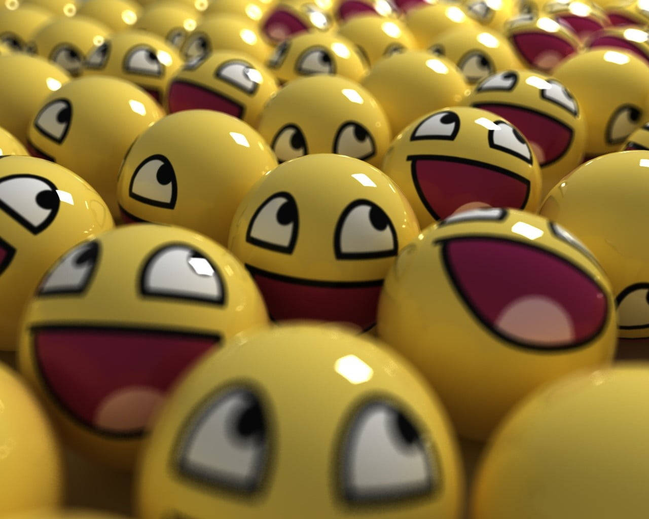 Happy Emoji Laughing Background