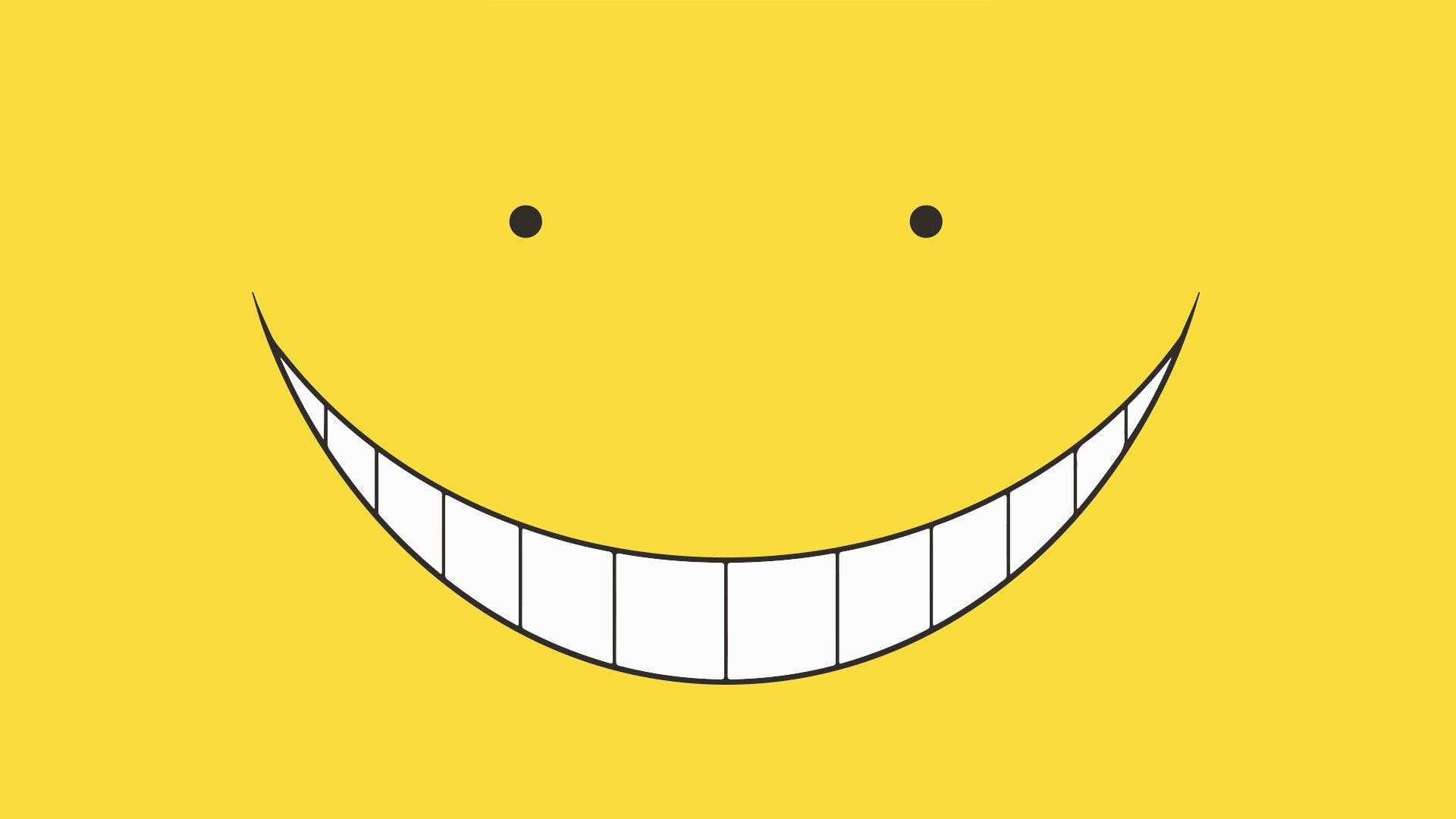 Happy Emoji Wide Smile Background