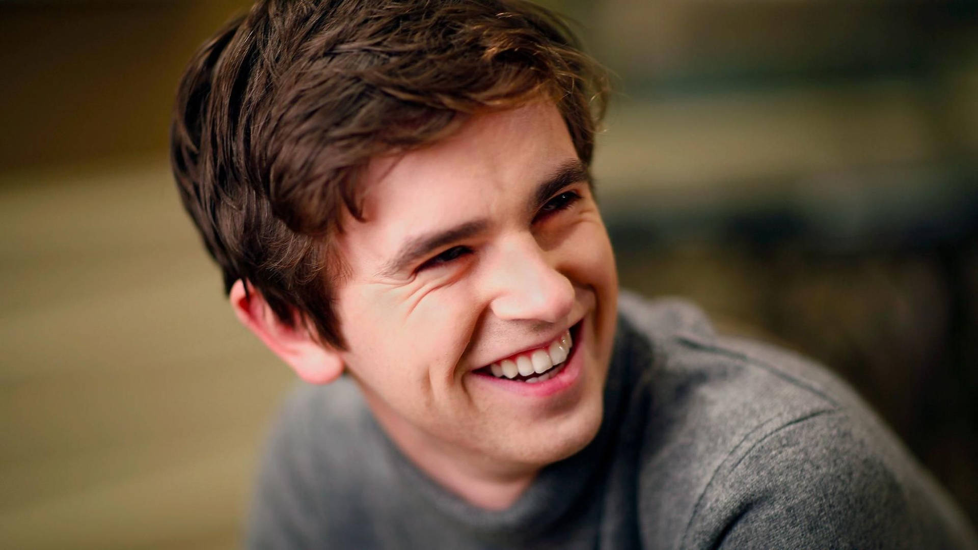 Happy Face Of Freddie Highmore