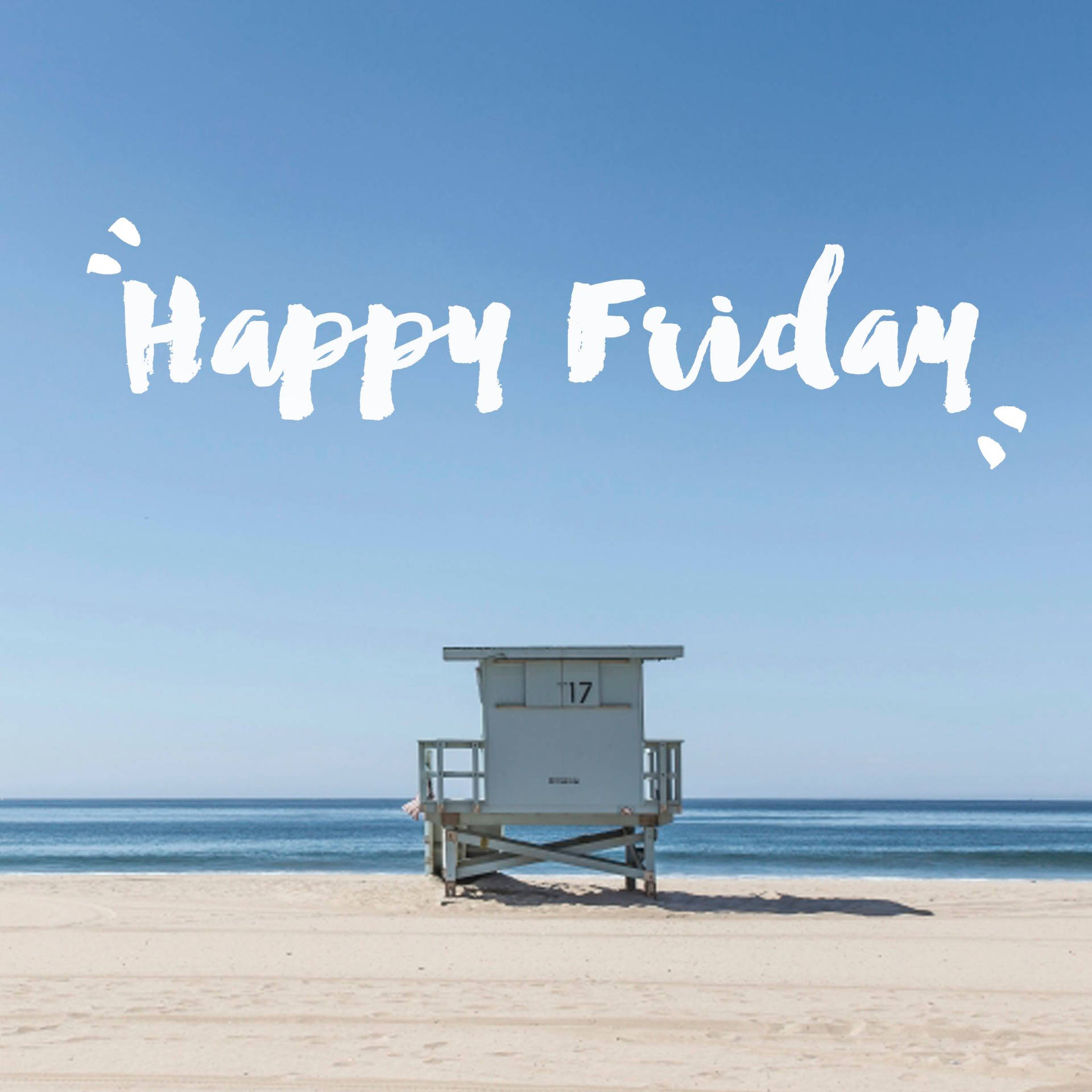 Happy Friday Go To The Beach Background