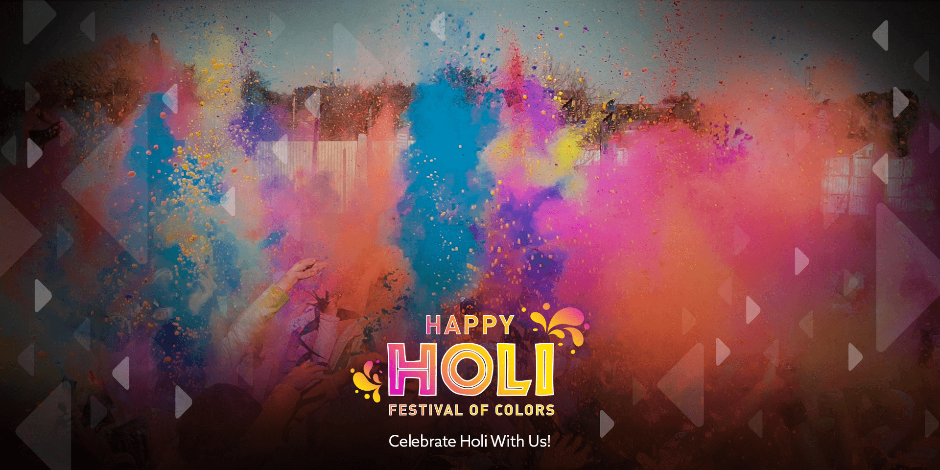 Happy Holi Festivalof Colors Celebration Background