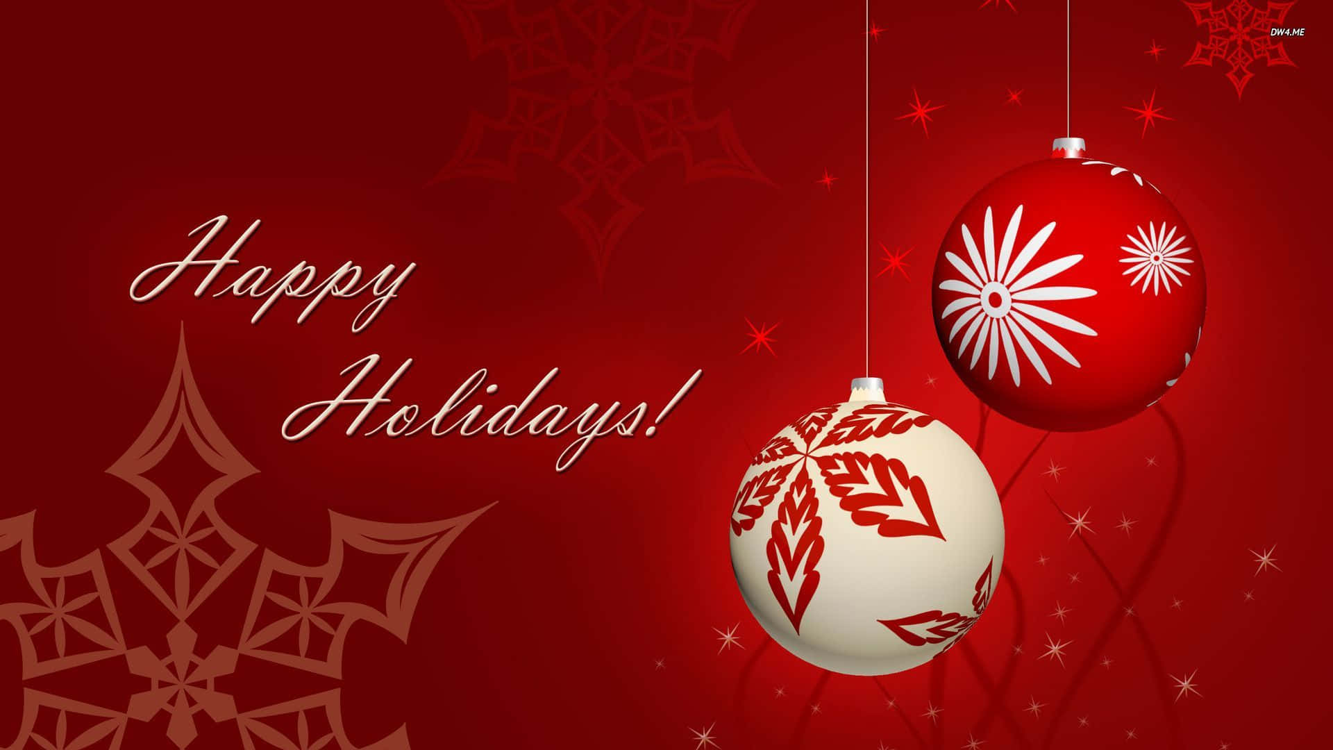 Happy Holidays From All Of Us Background