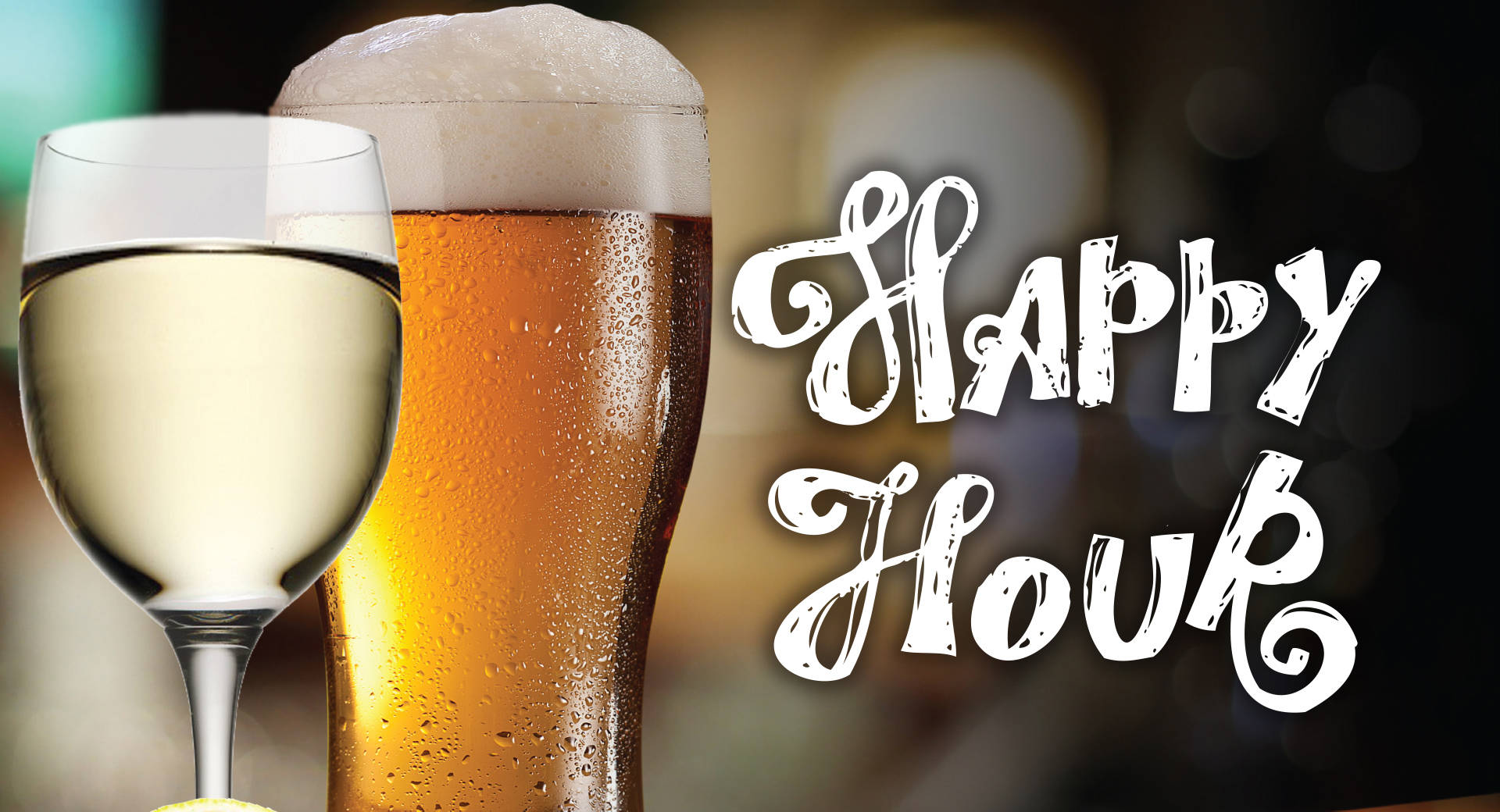 Happy Hour Boozes Background