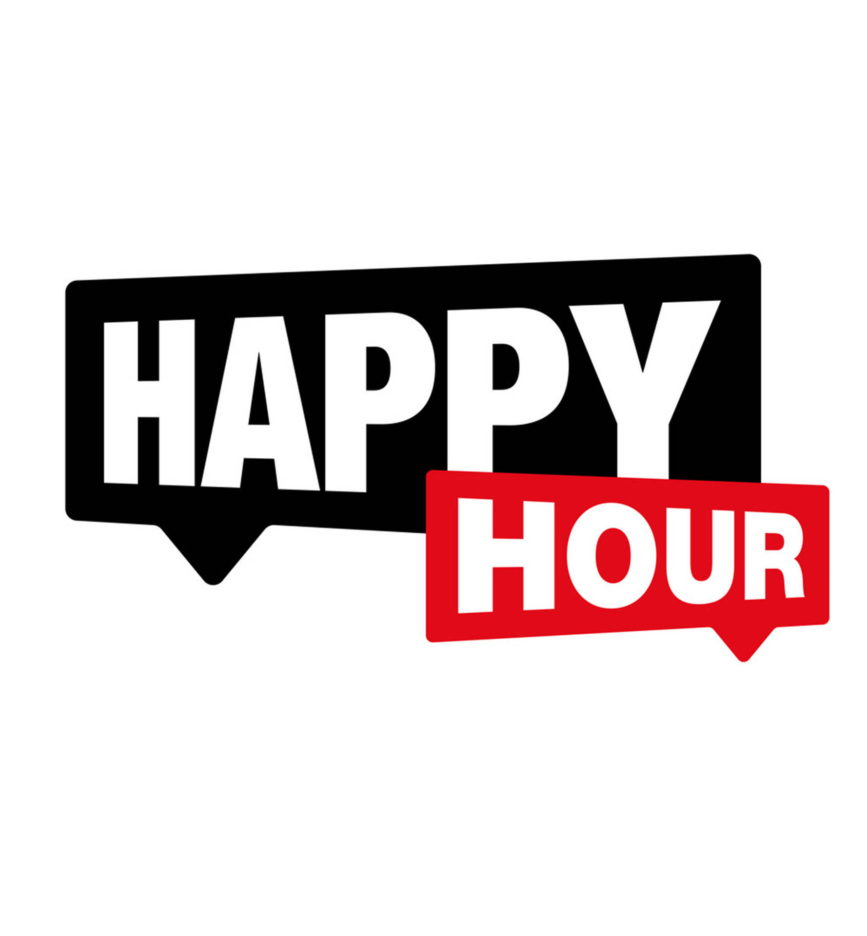 Happy Hour Label Sign Background