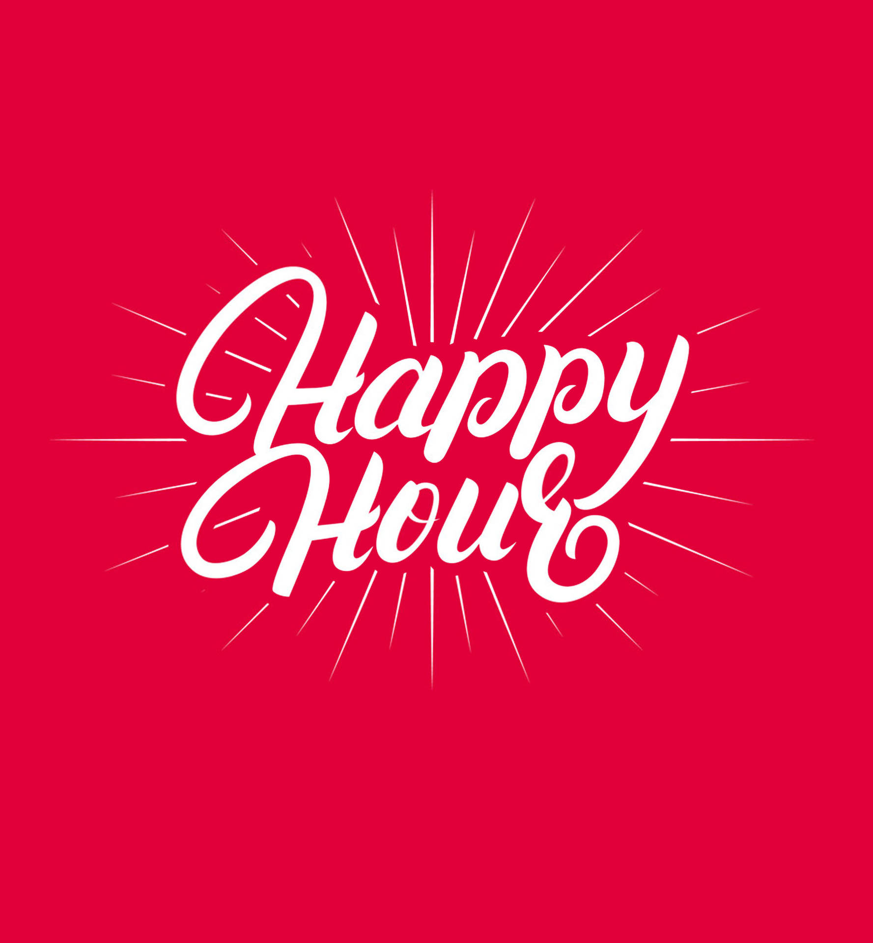 Happy Hour Red Background Background