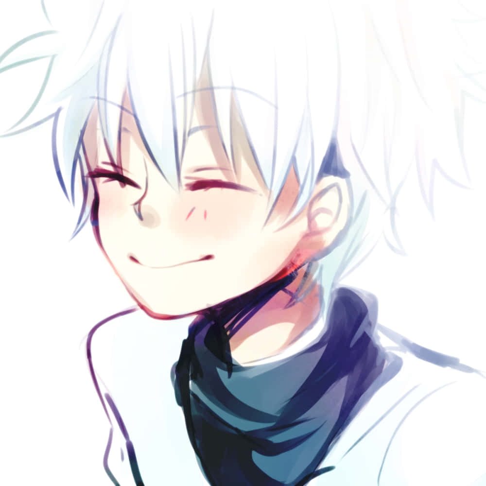 Happy Killua Hunter X Hunter Pfp Background