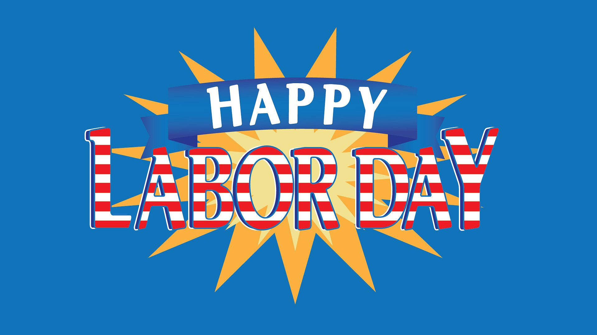 Happy Labor Day Digital Art Background