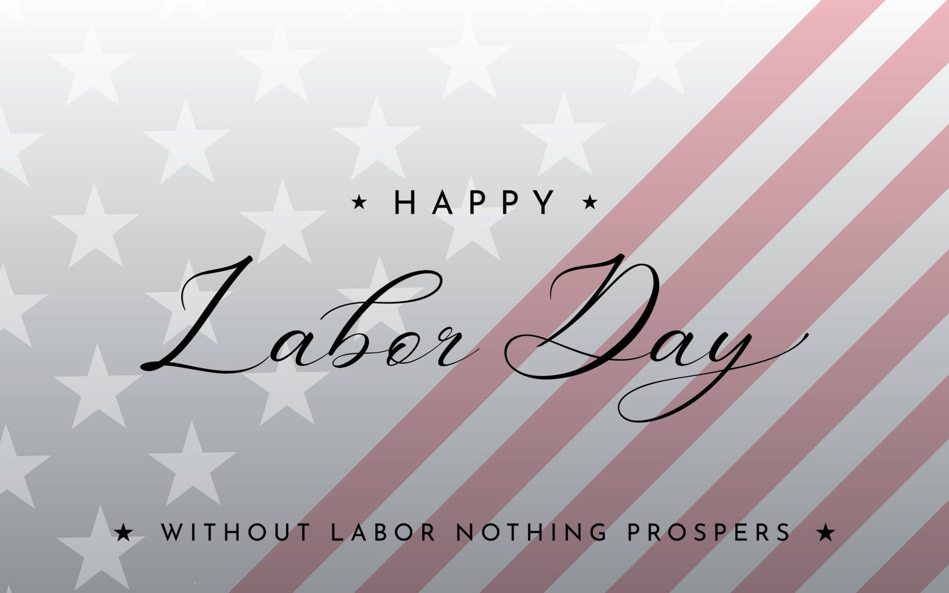 Happy Labor Day Quote Cover Background