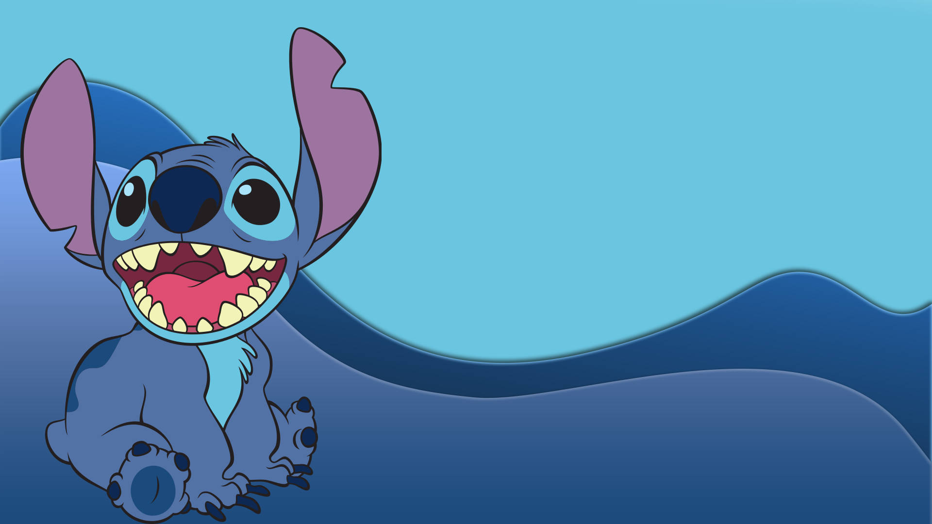 Happy Lilo And Stitch Background