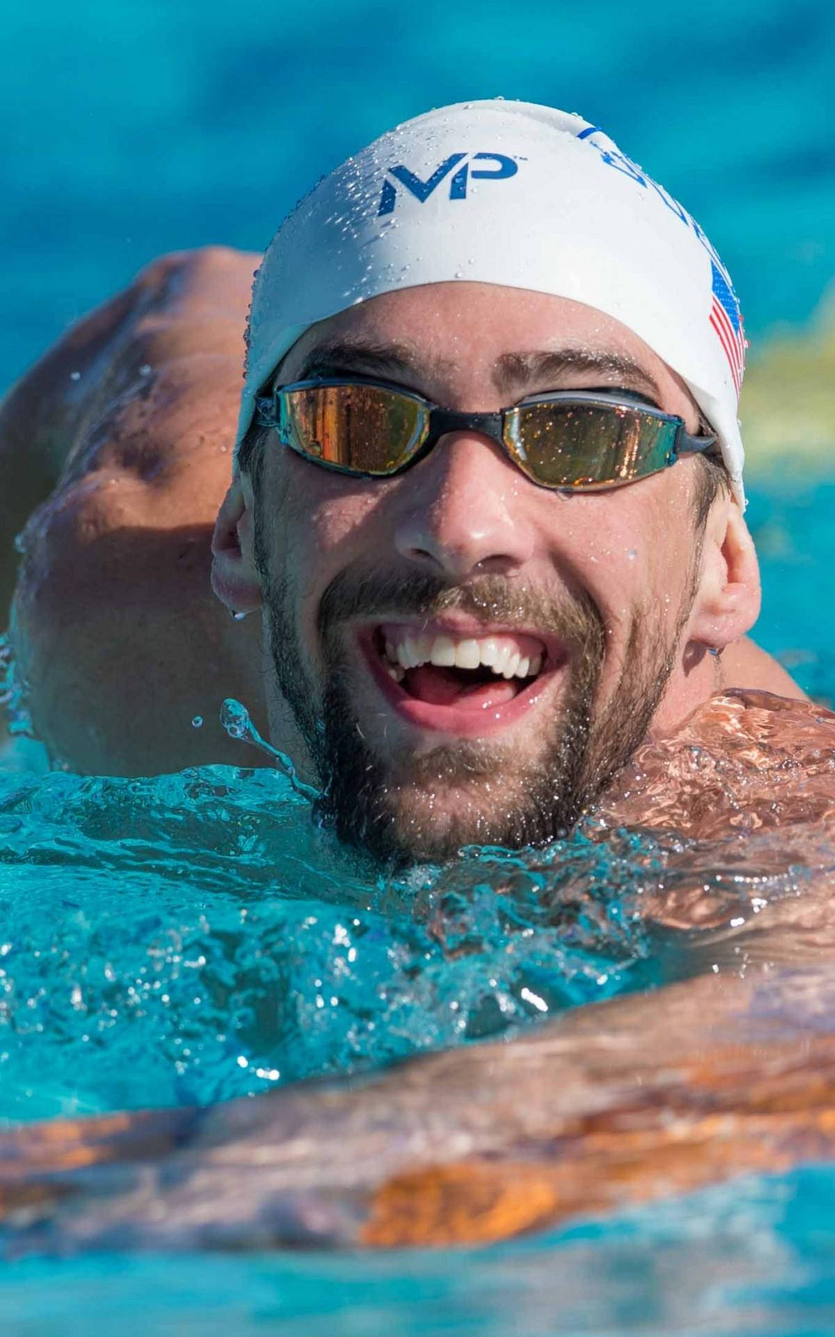 Happy Michael Phelps Background