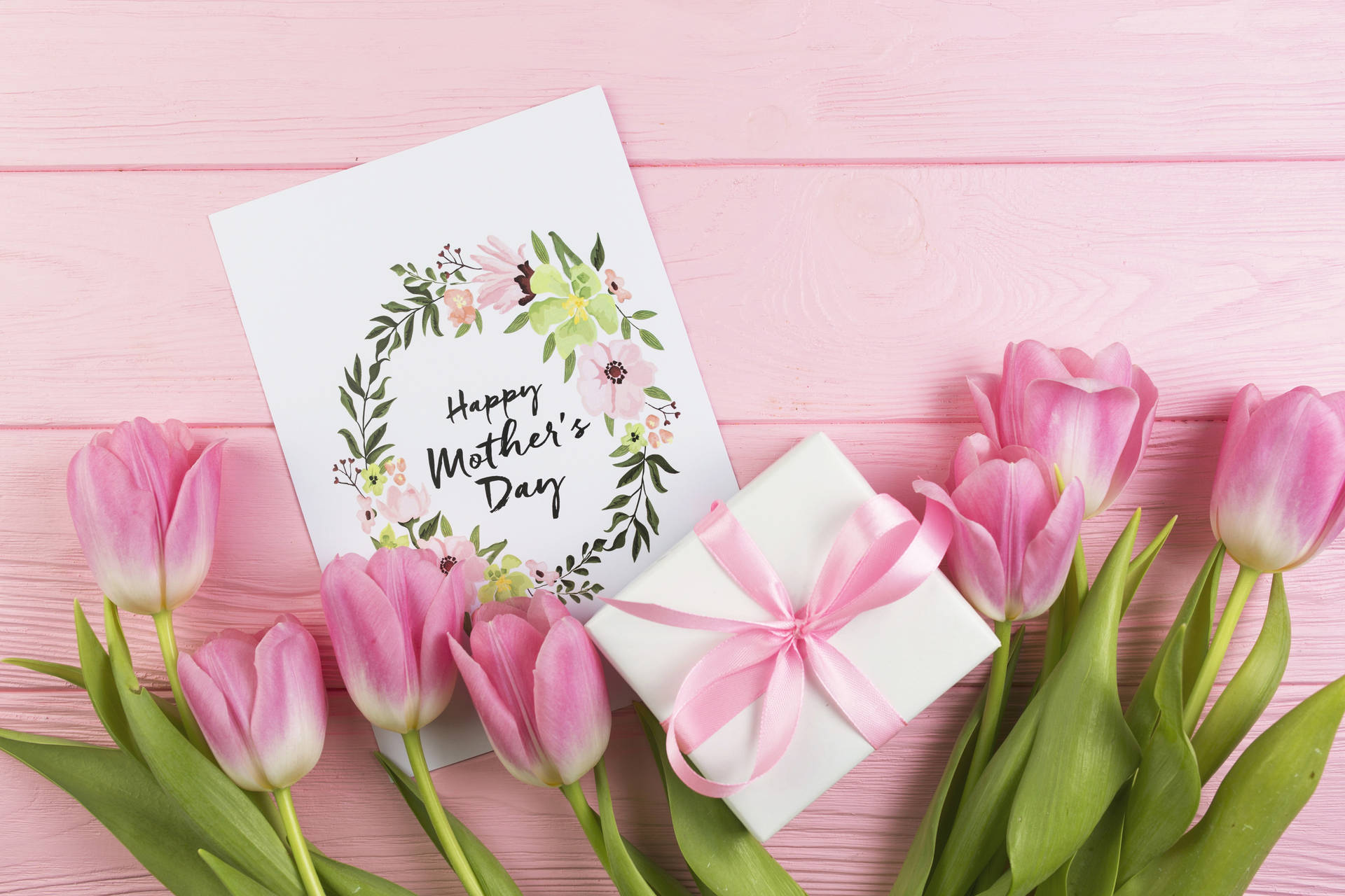 Happy Mothers Day Gift Background