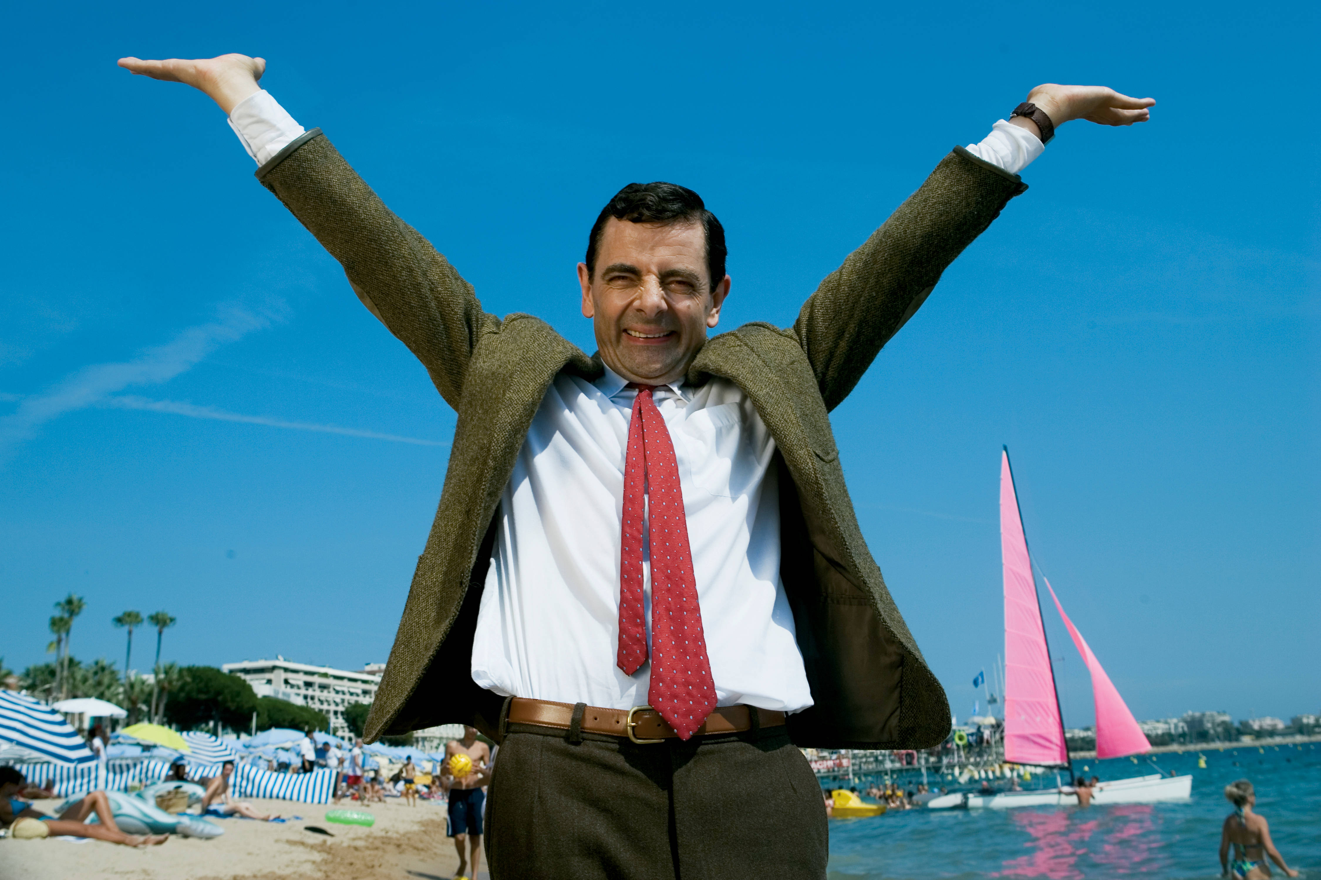 Happy Mr Bean 4k Background