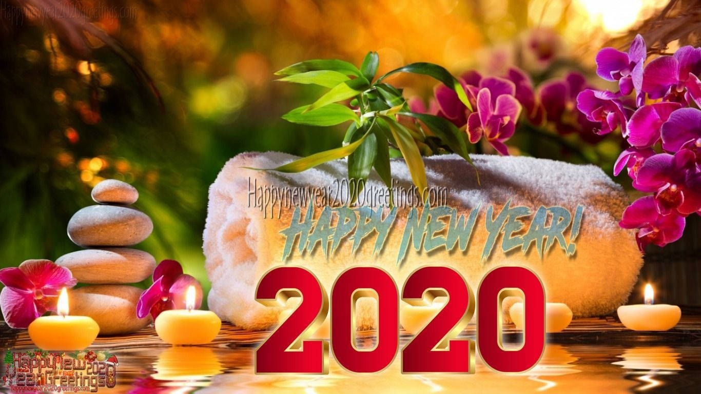 Happy New Year 2020 3d Image - 2020 New Year 3d Hd Background