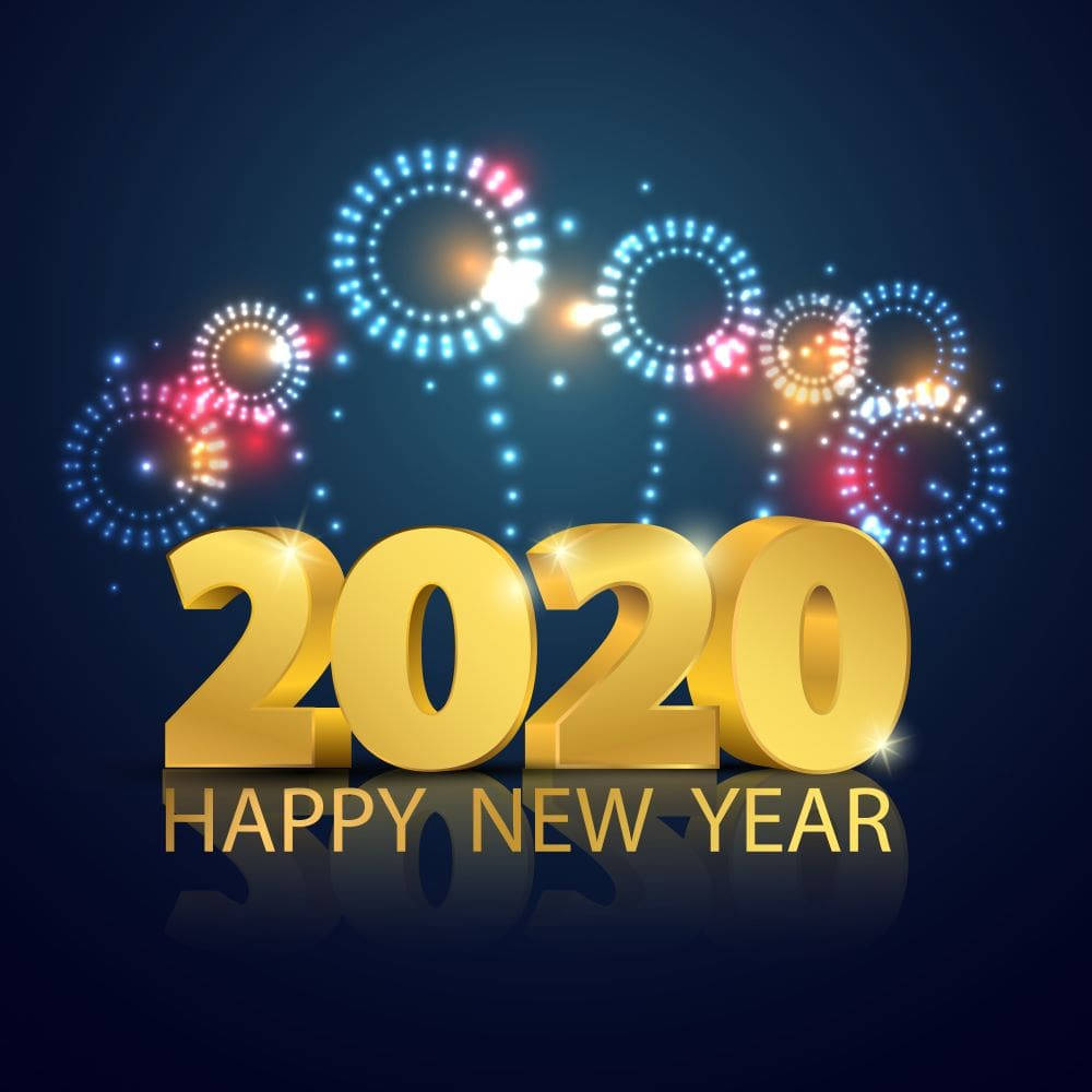 Happy New Year 2020 Hd Wallpaper Background