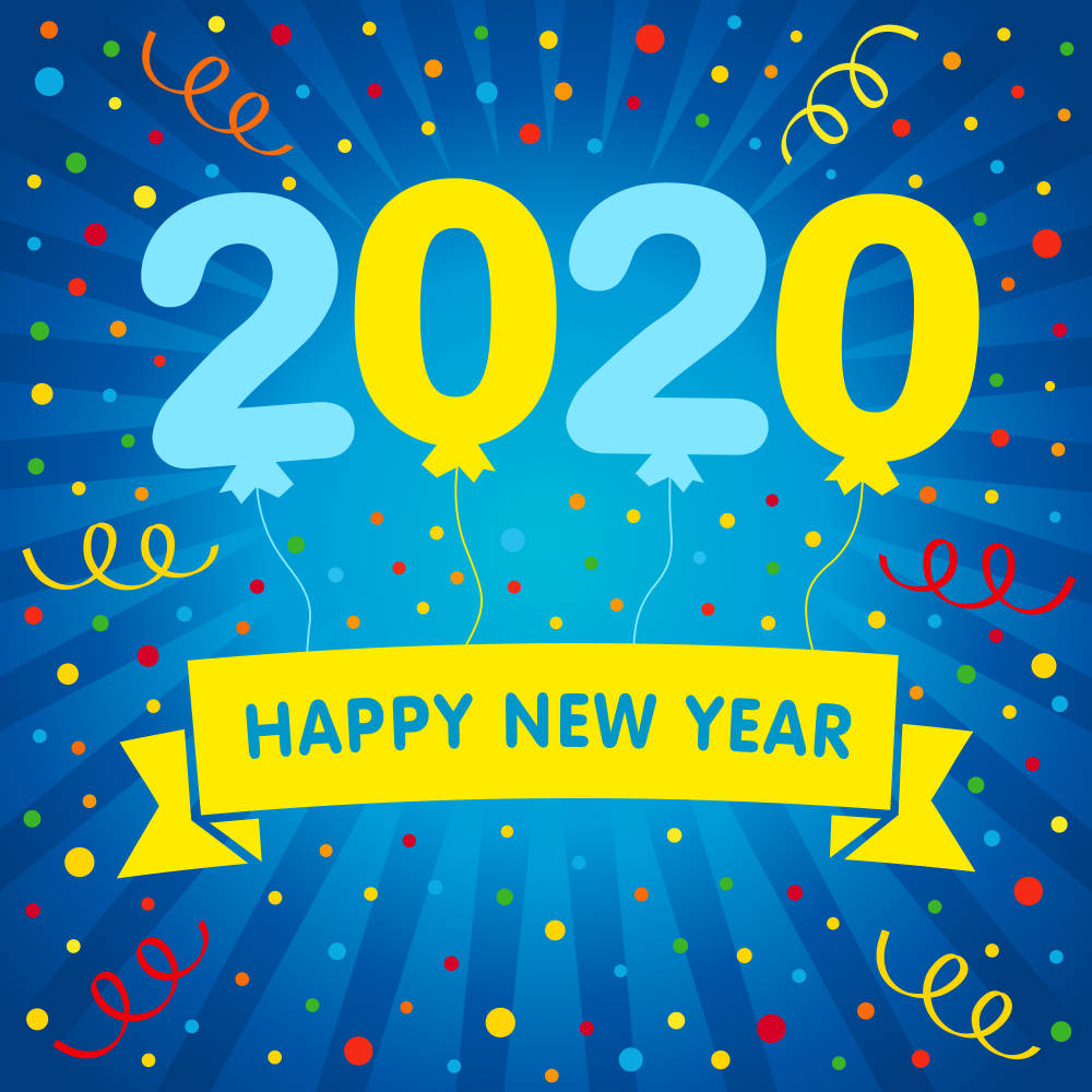 Happy New Year 2020 Wallpaper - New Year 2020 Image Background