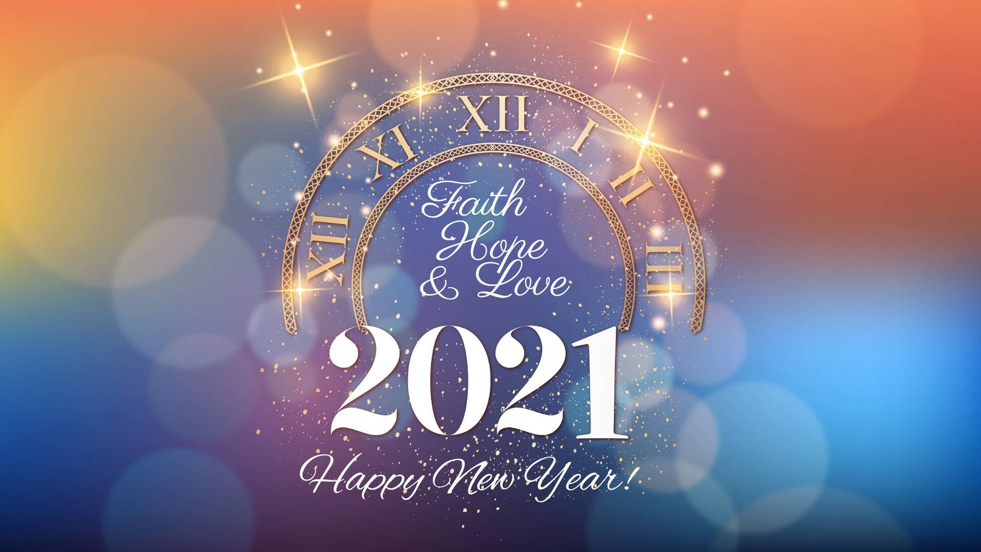 Happy New Year 2021 Bible Verse Background