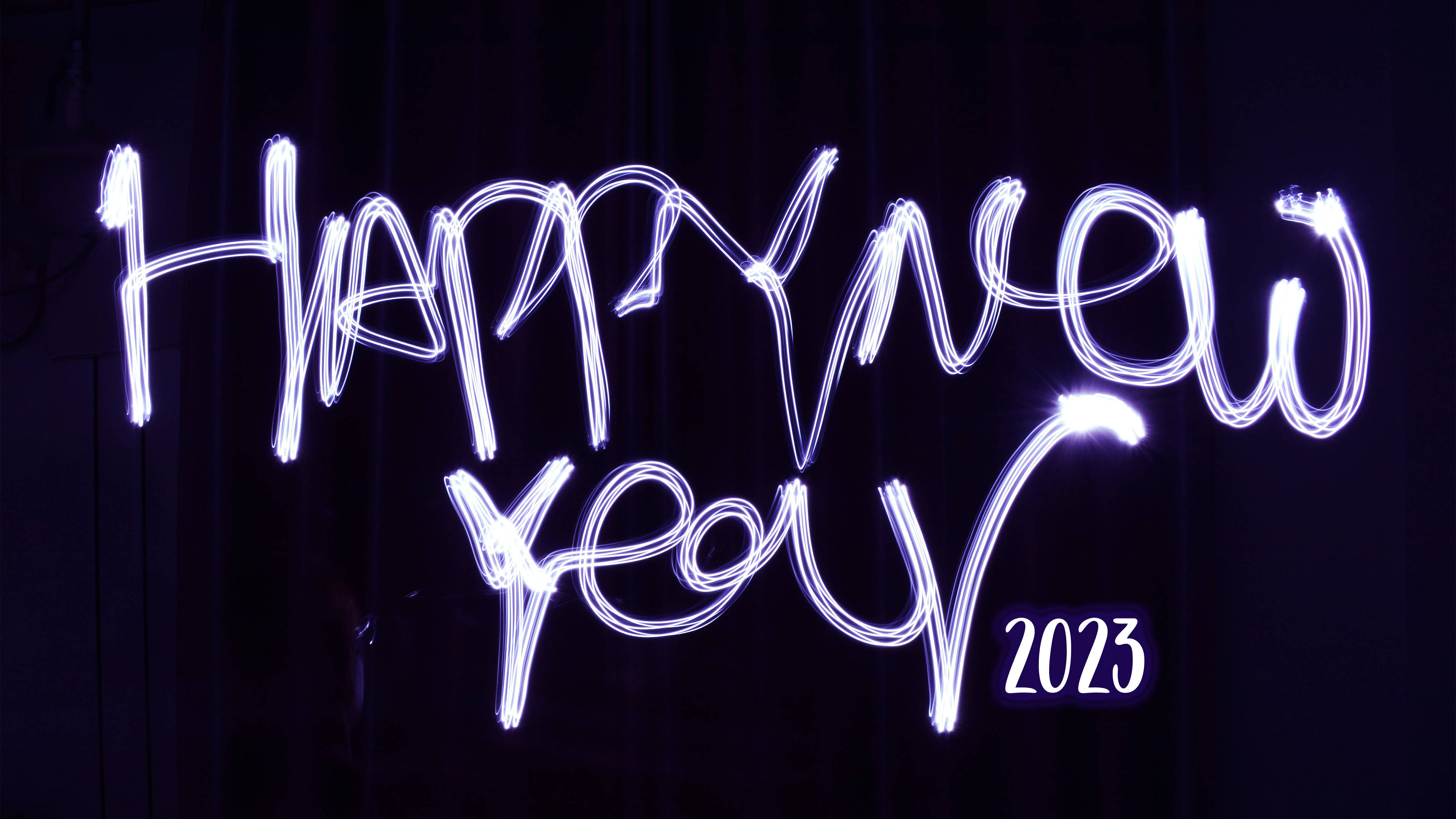 Happy New Year 2023 Neon Lights