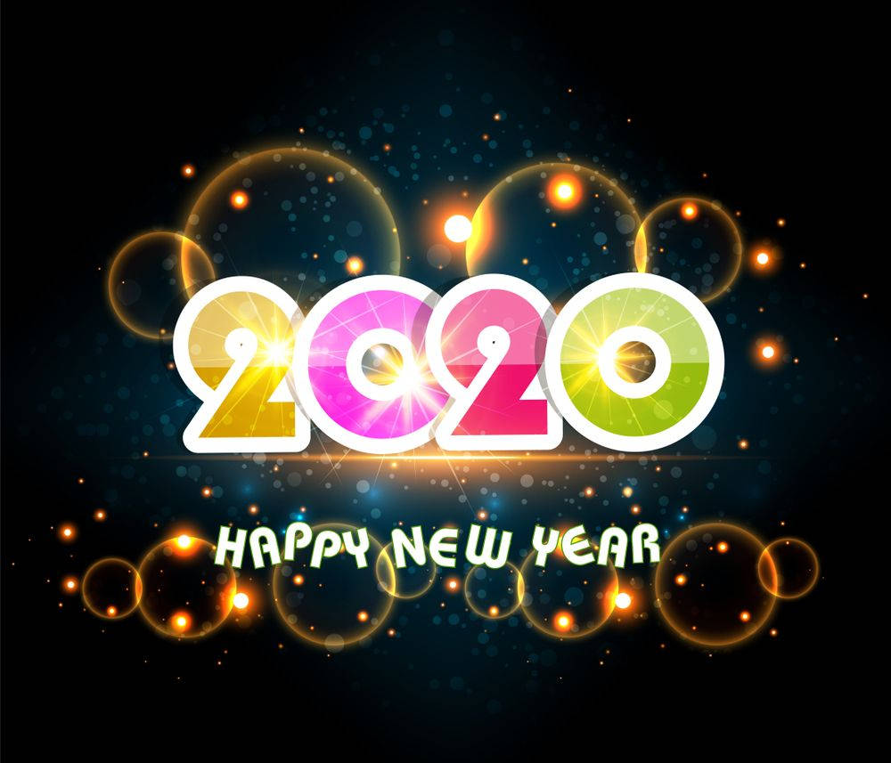 Happy New Year Wallpaper 2020. Happy New Year - Hd Background