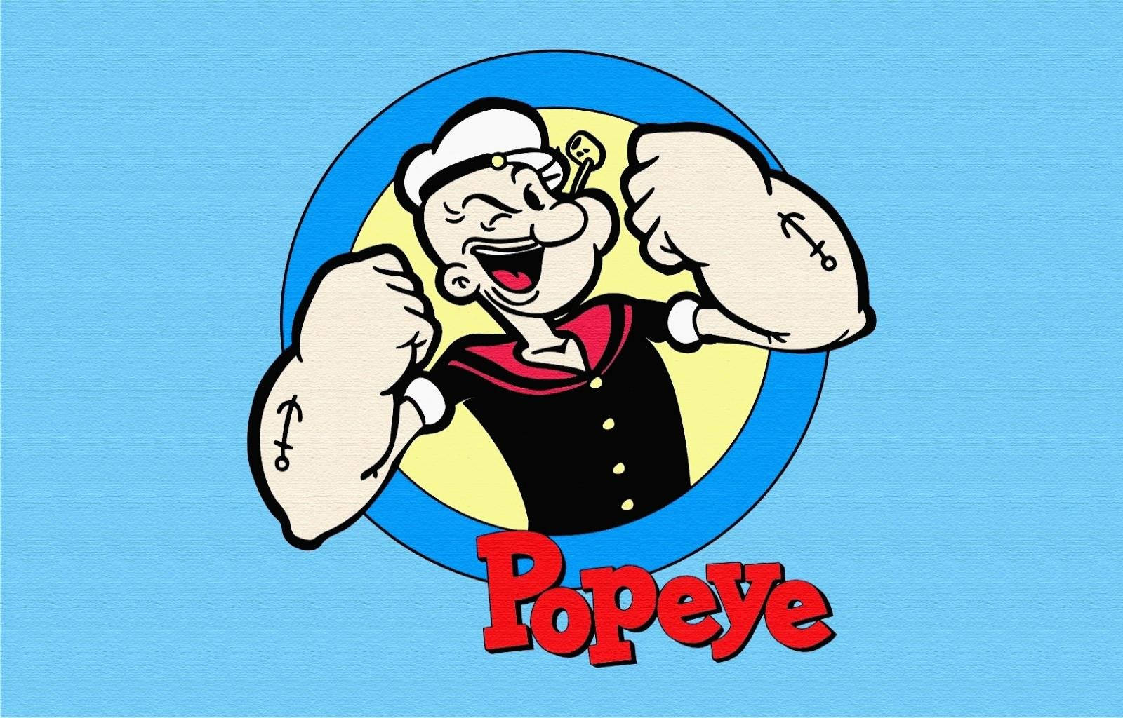 Happy Popeye Logo Background