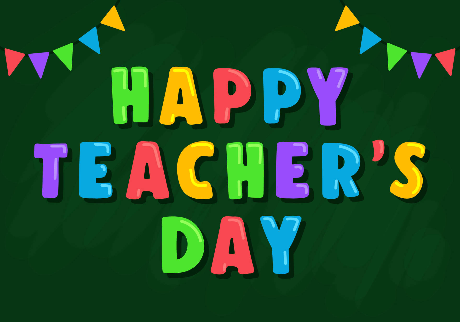 Happy Teachers' Day Festival Background