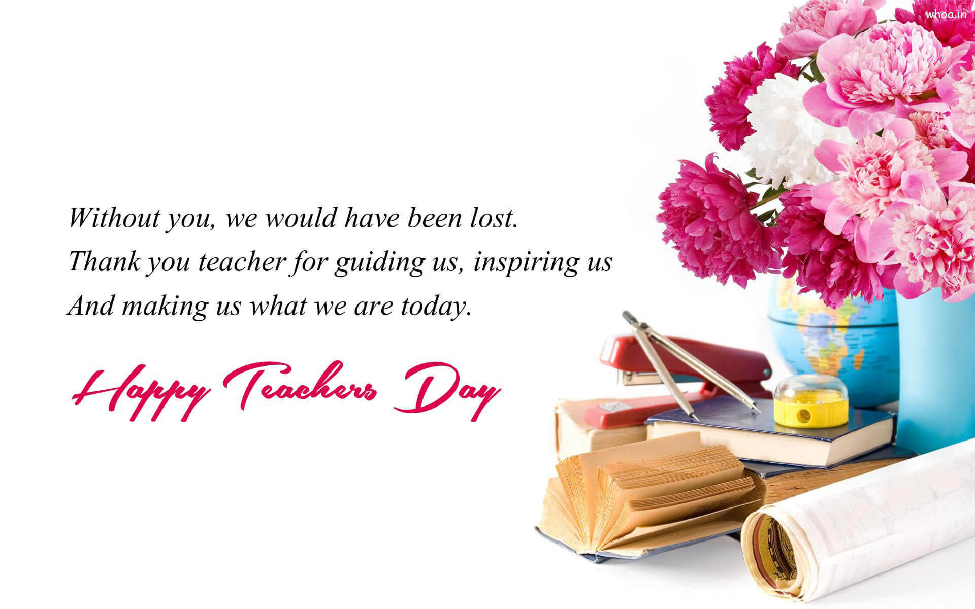 Happy Teachers' Day Quote Background