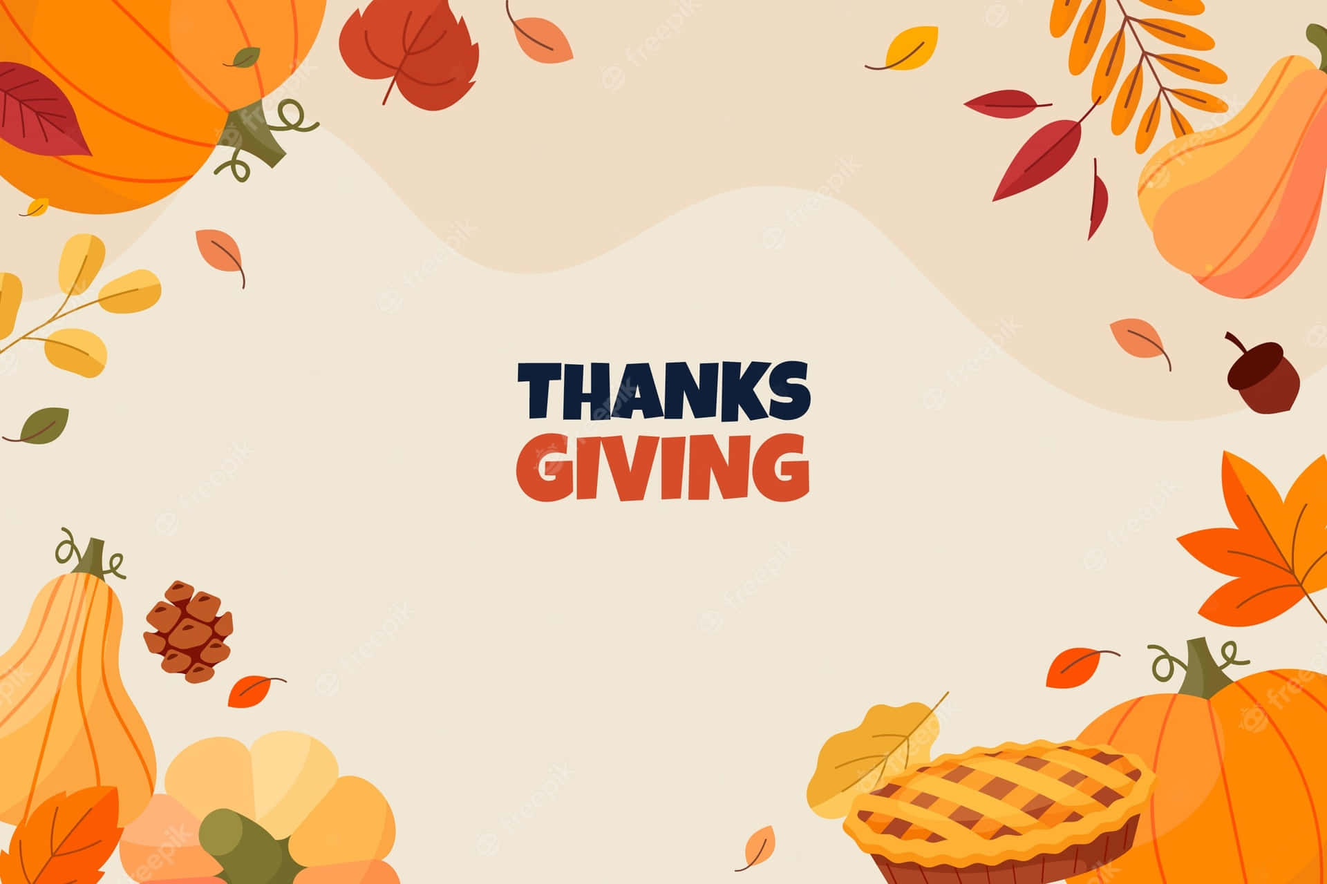 “happy Thanksgiving Everyone! Make The Most Of This Cherished Family Time.” Background
