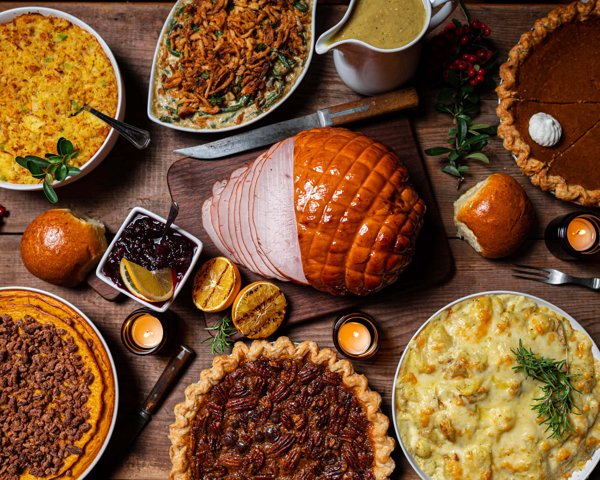 Happy Thanksgiving! Let Us Be Grateful For All We Have This Year. Background