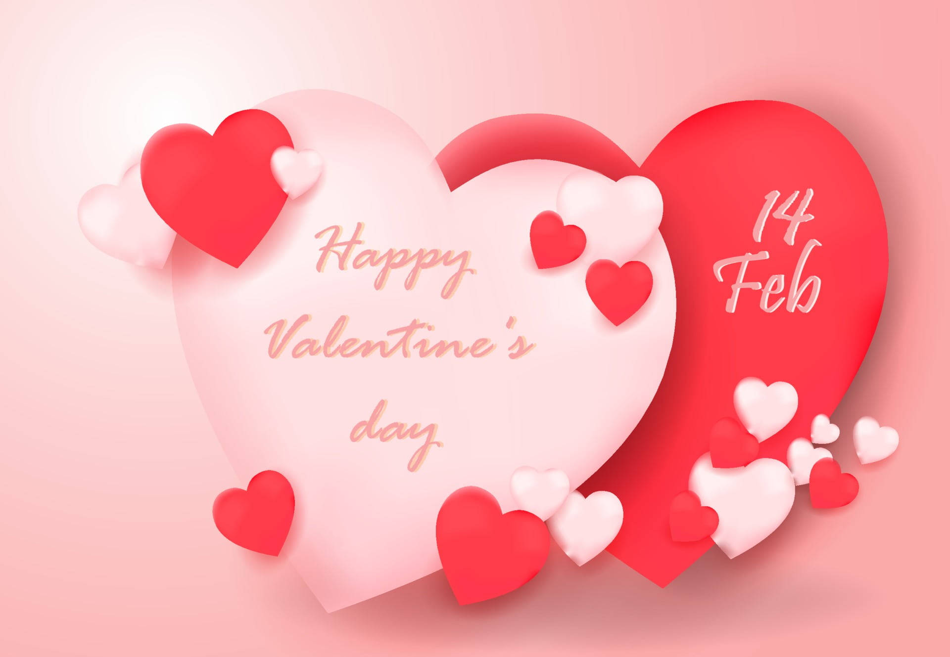 Happy Valentine’s Day 14 Feb Background