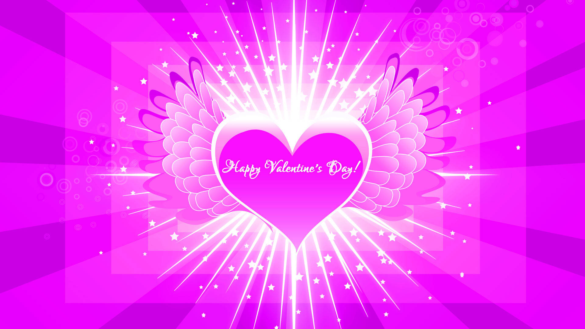 Happy Valentine’s Day Heart With Wings