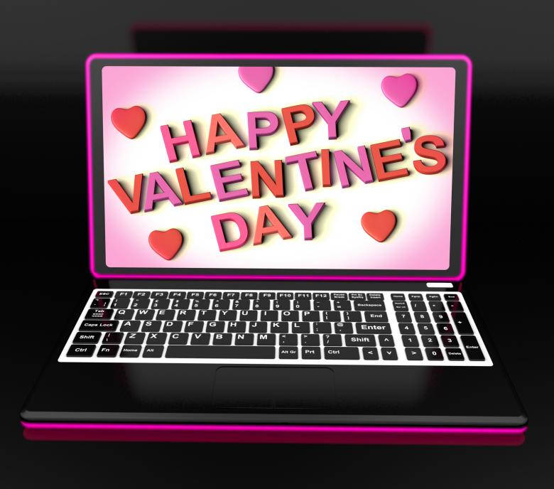 Happy Valentine’s Day Laptop