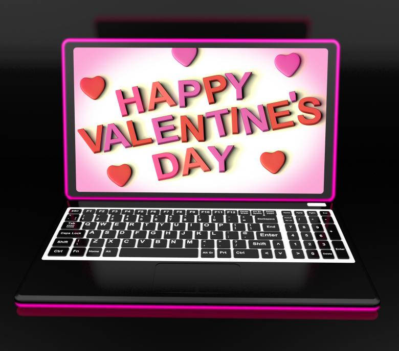 Happy Valentine’s Day Laptop Background