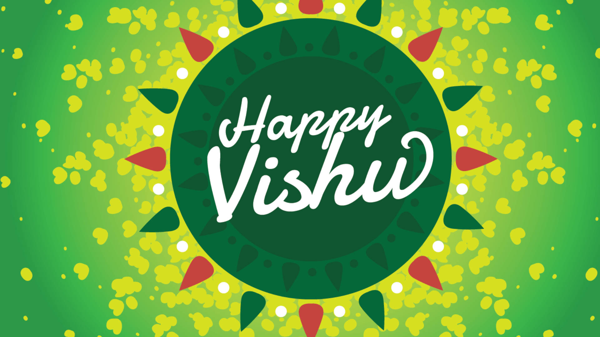 Happy Vishu Festive Background Background