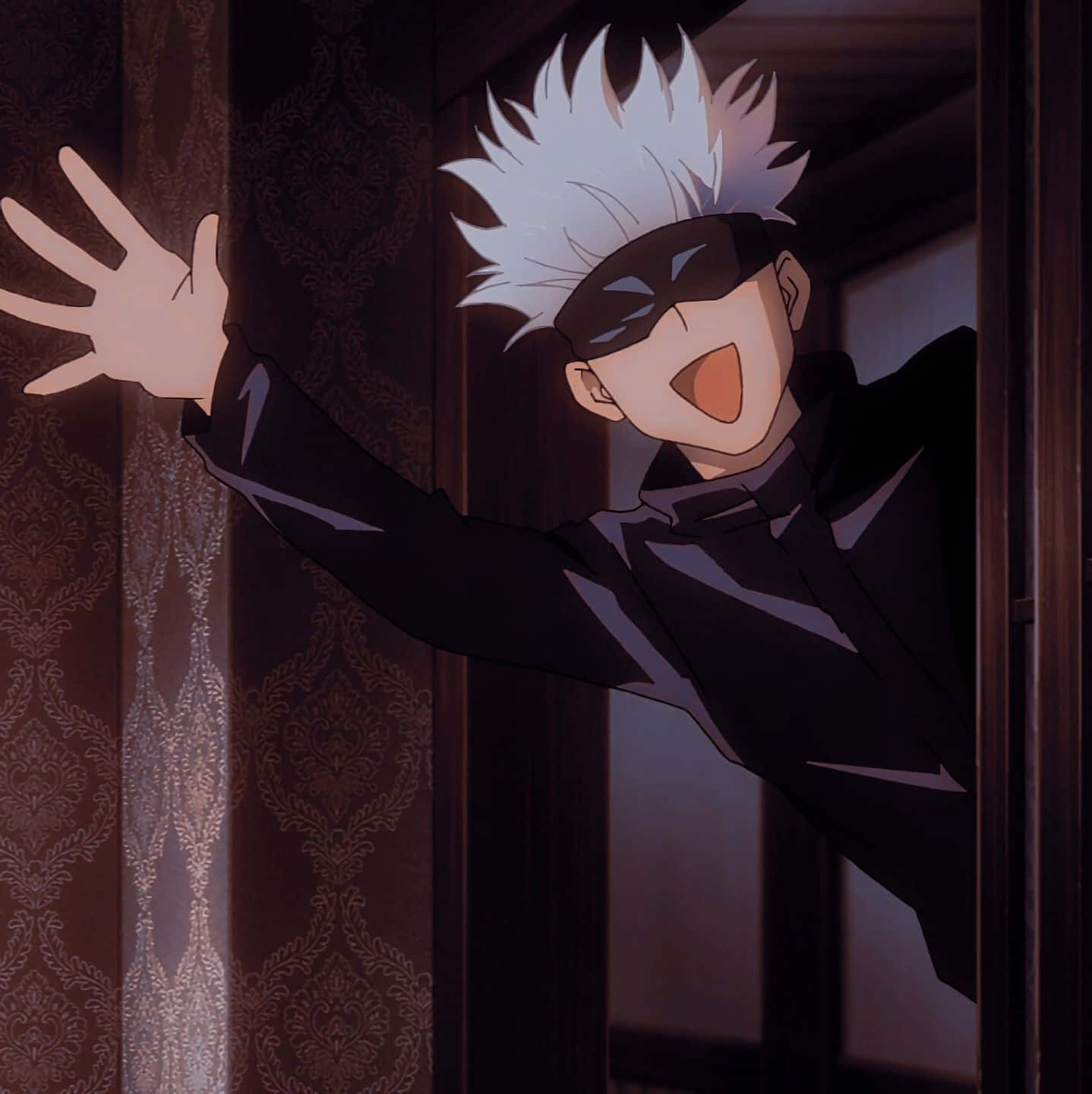 Happy Waving Gojo Pfp