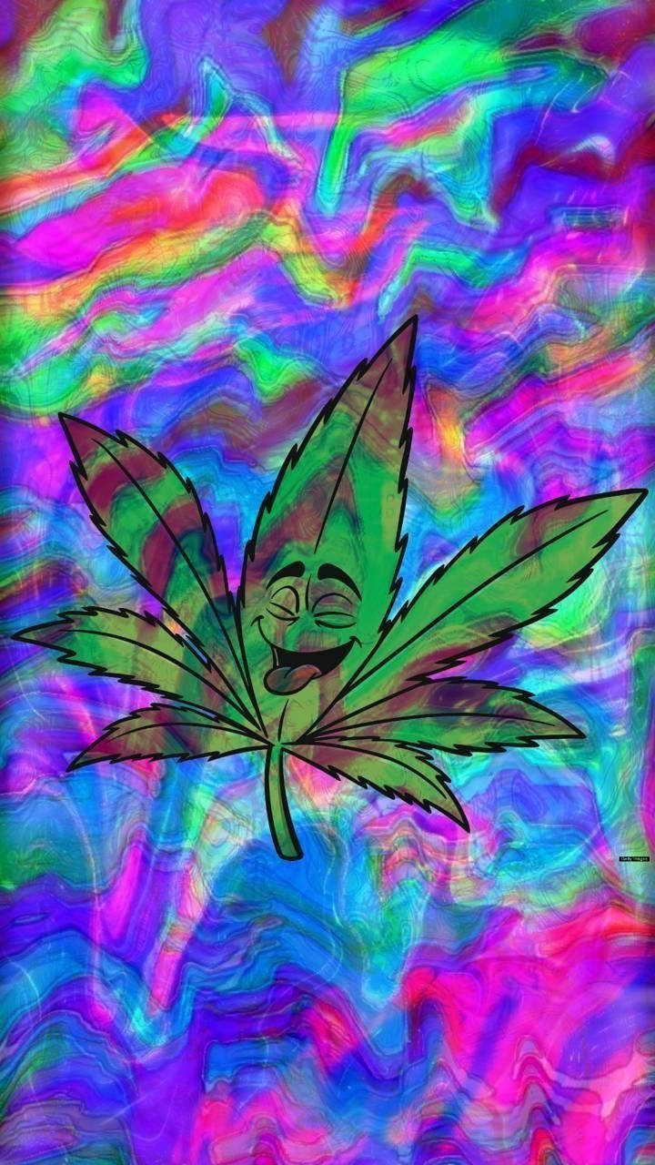 Happy Weed For Iphone Screens Background