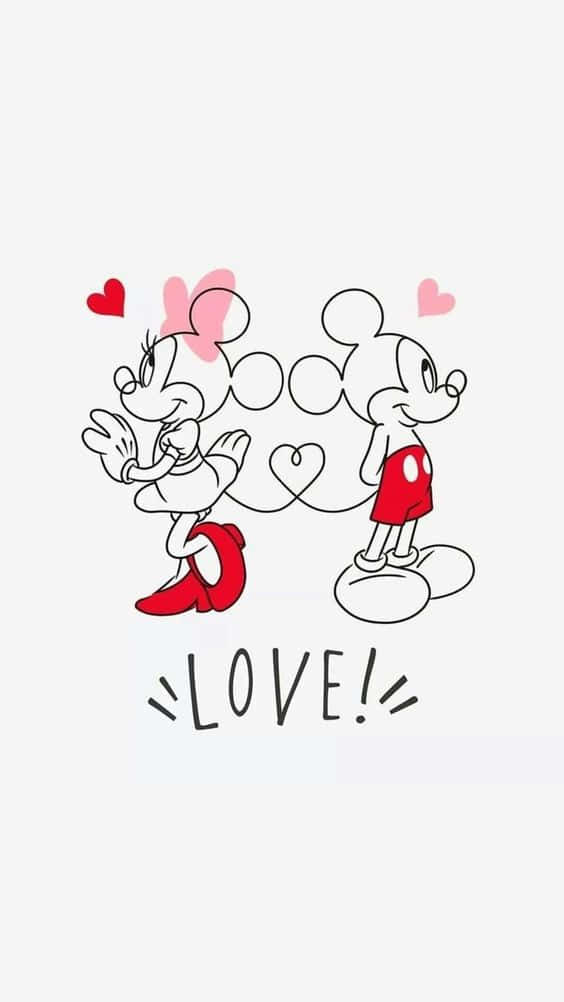 Happy White Mickey Mouse! Background