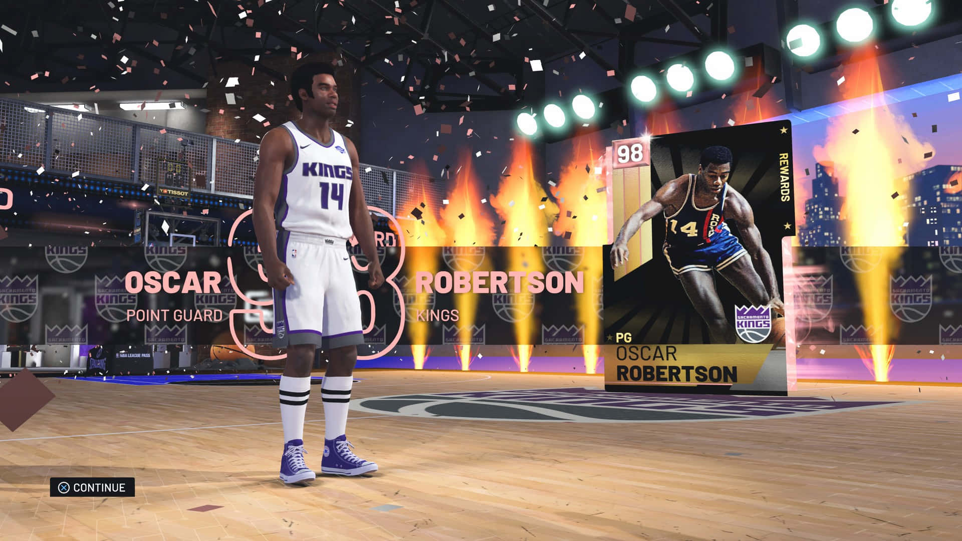 Hardaway Team Oscar Robertson Background