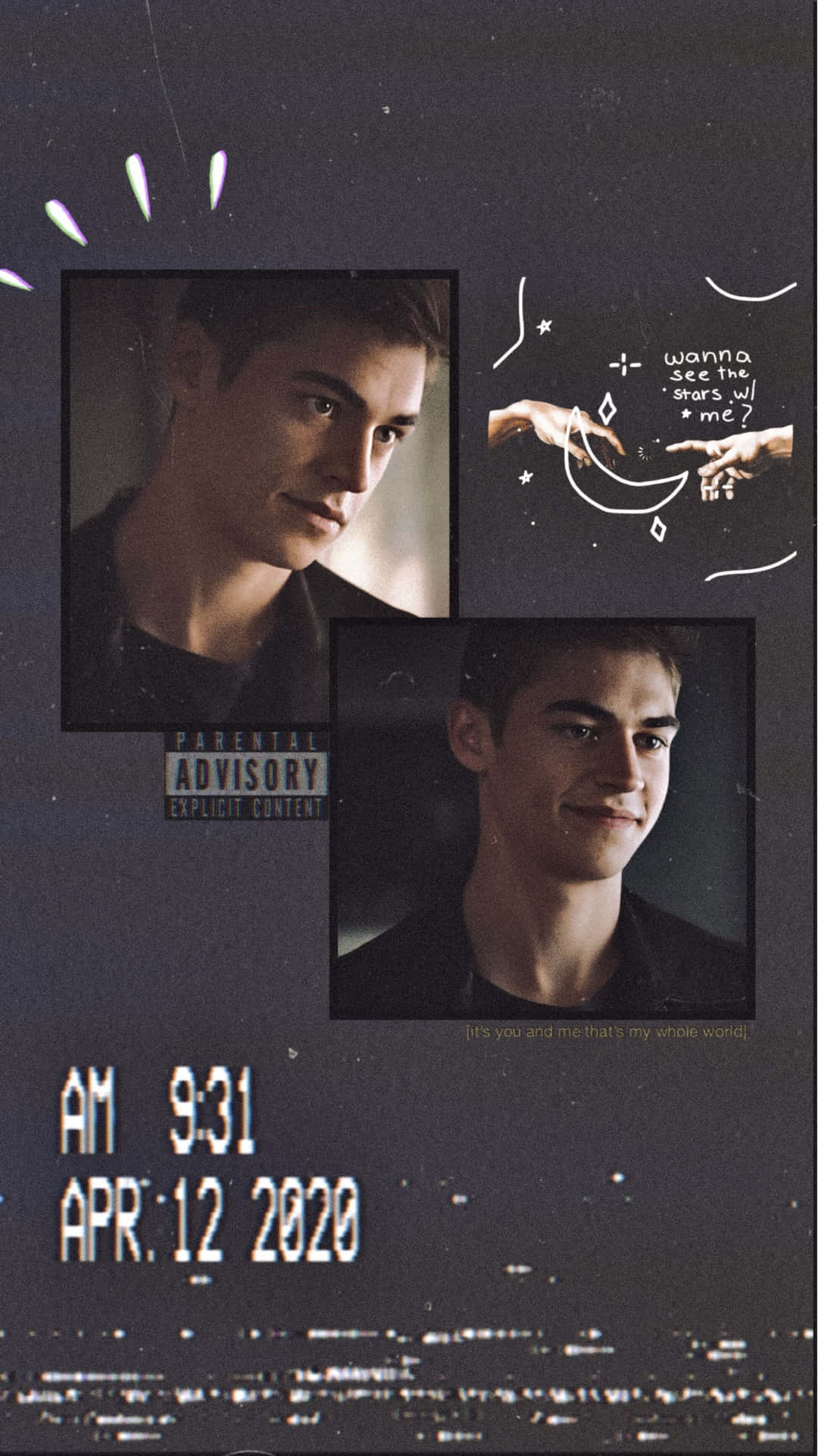 Hardin Scott Aesthetic Poster Background