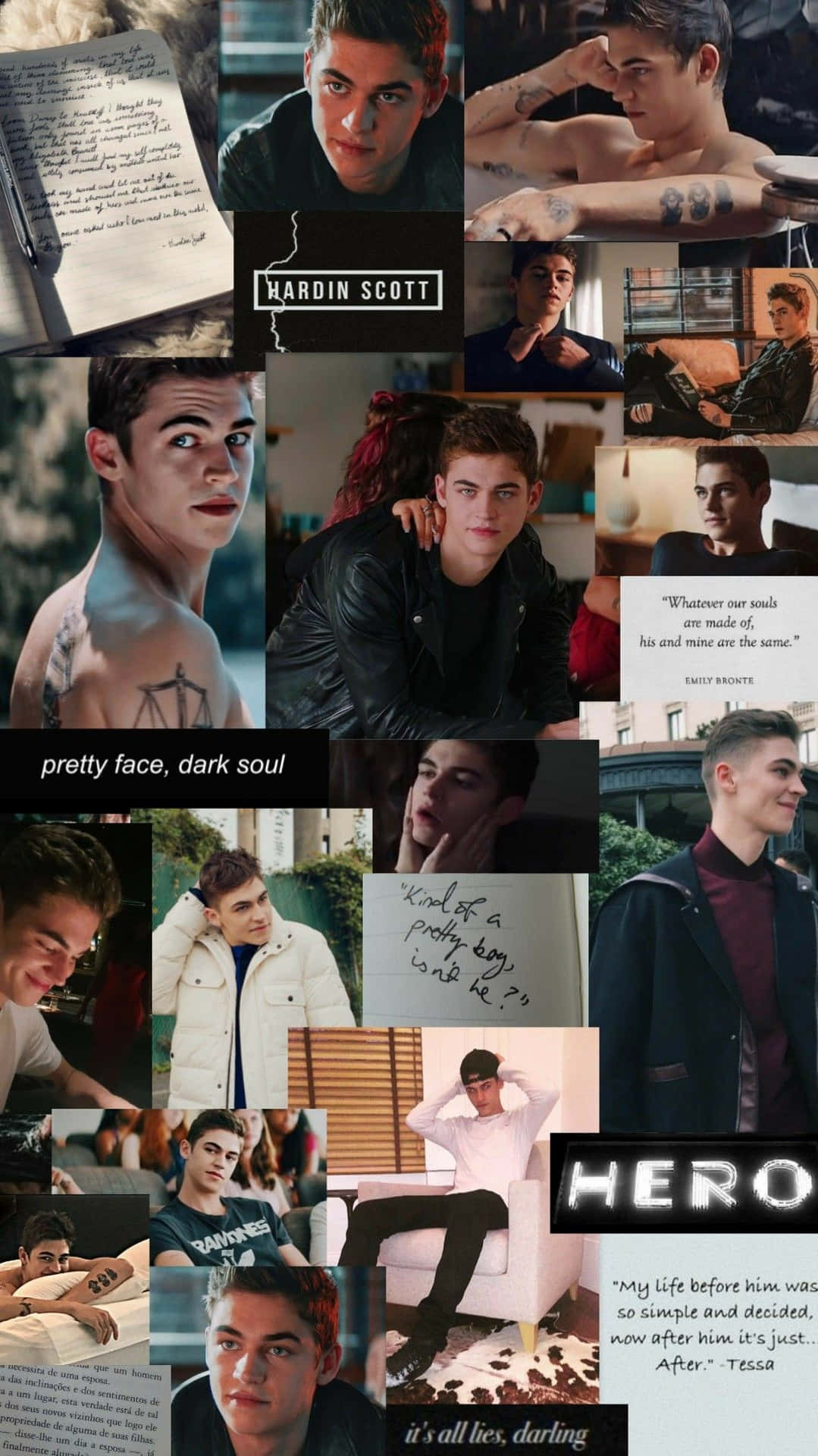 Hardin Scott In Aesthetic Template Background