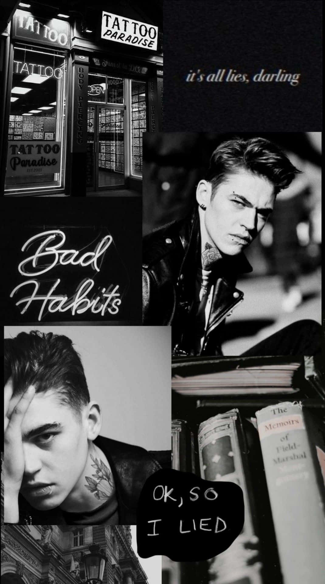 Hardin Scott In Trendy Collage Background